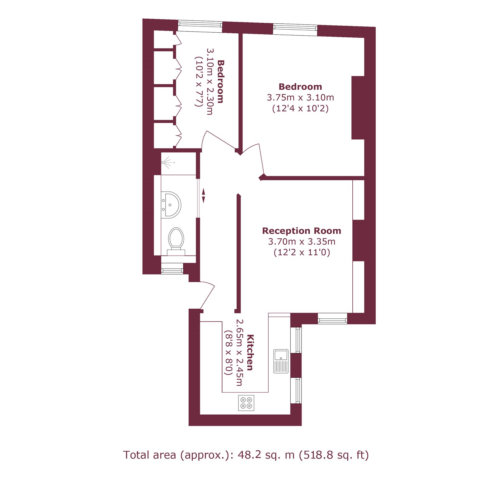 Philip House, London floorplan