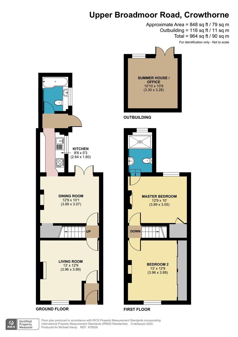 61, Upper Broadmoor Road, Crowthorne floorplan