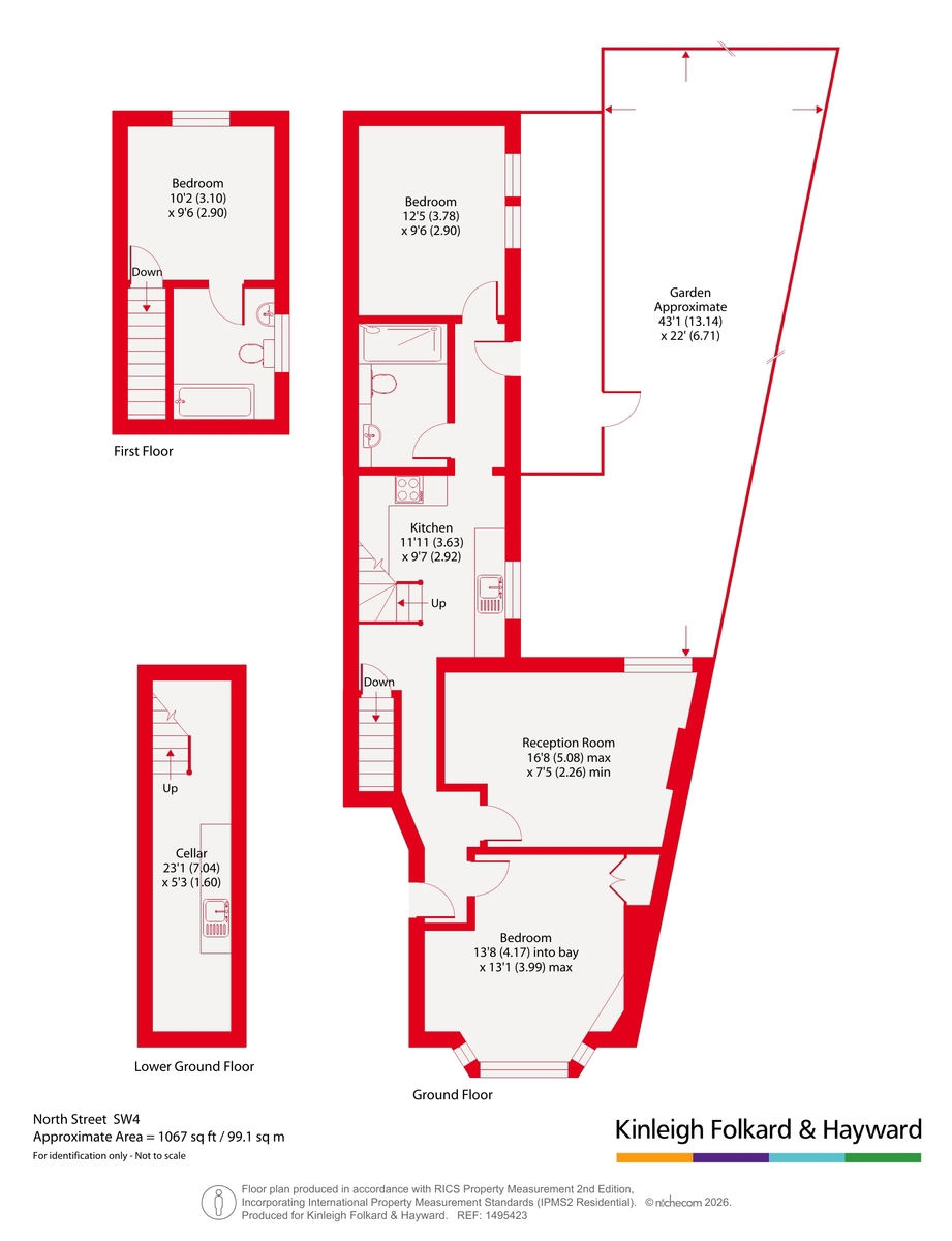 Flat 1, 42, North Street, London floorplan