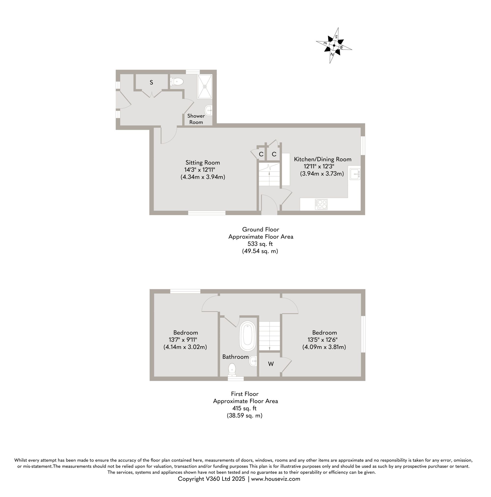 1 Carpenters Cottages, Norwich Road, Holt floorplan