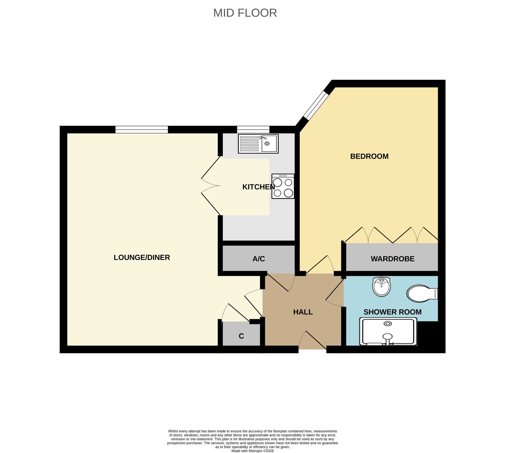 14 Marina Court 9-19 Mount Wise, Newquay floorplan