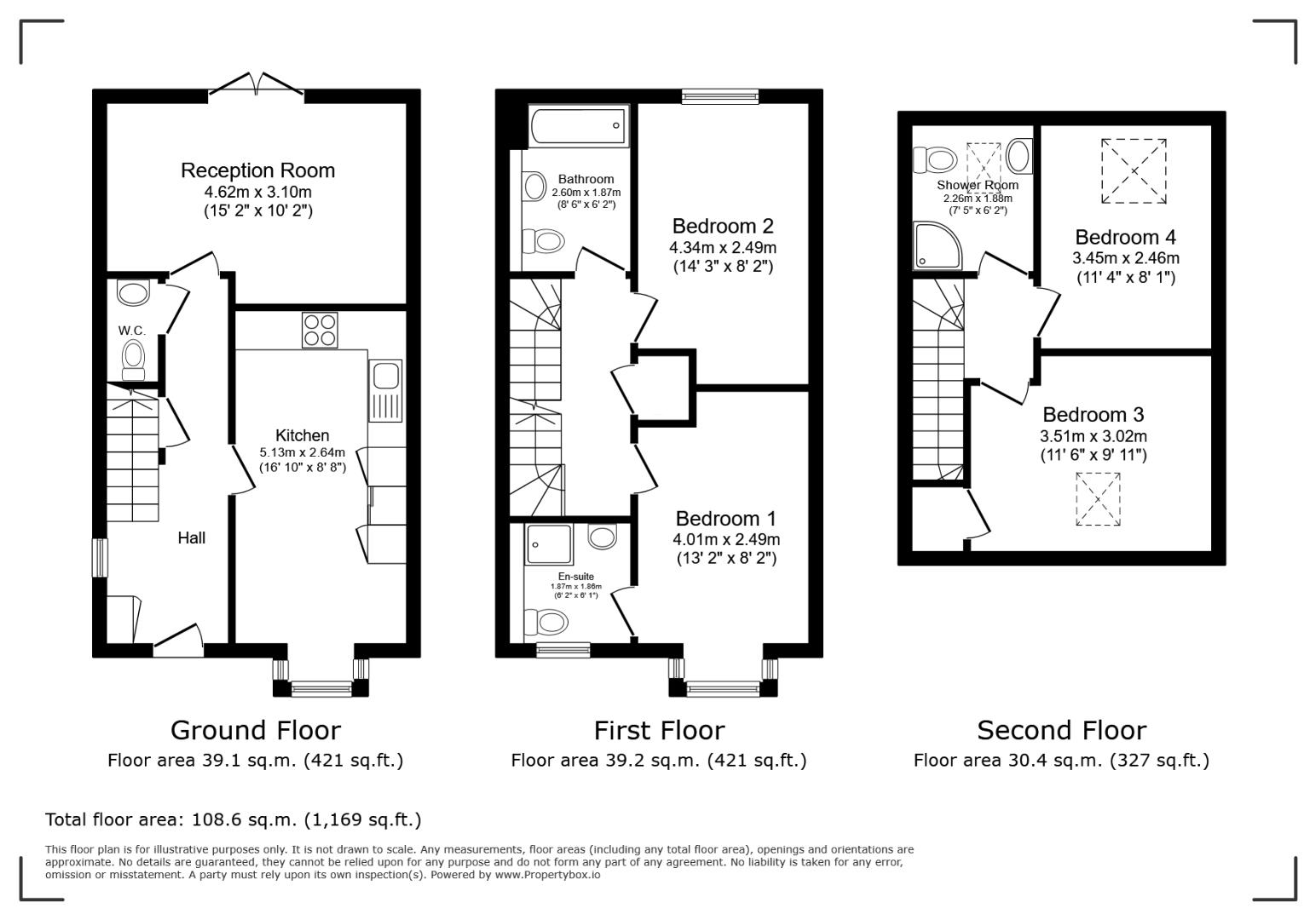 14, Alva Close, Leeds floorplan