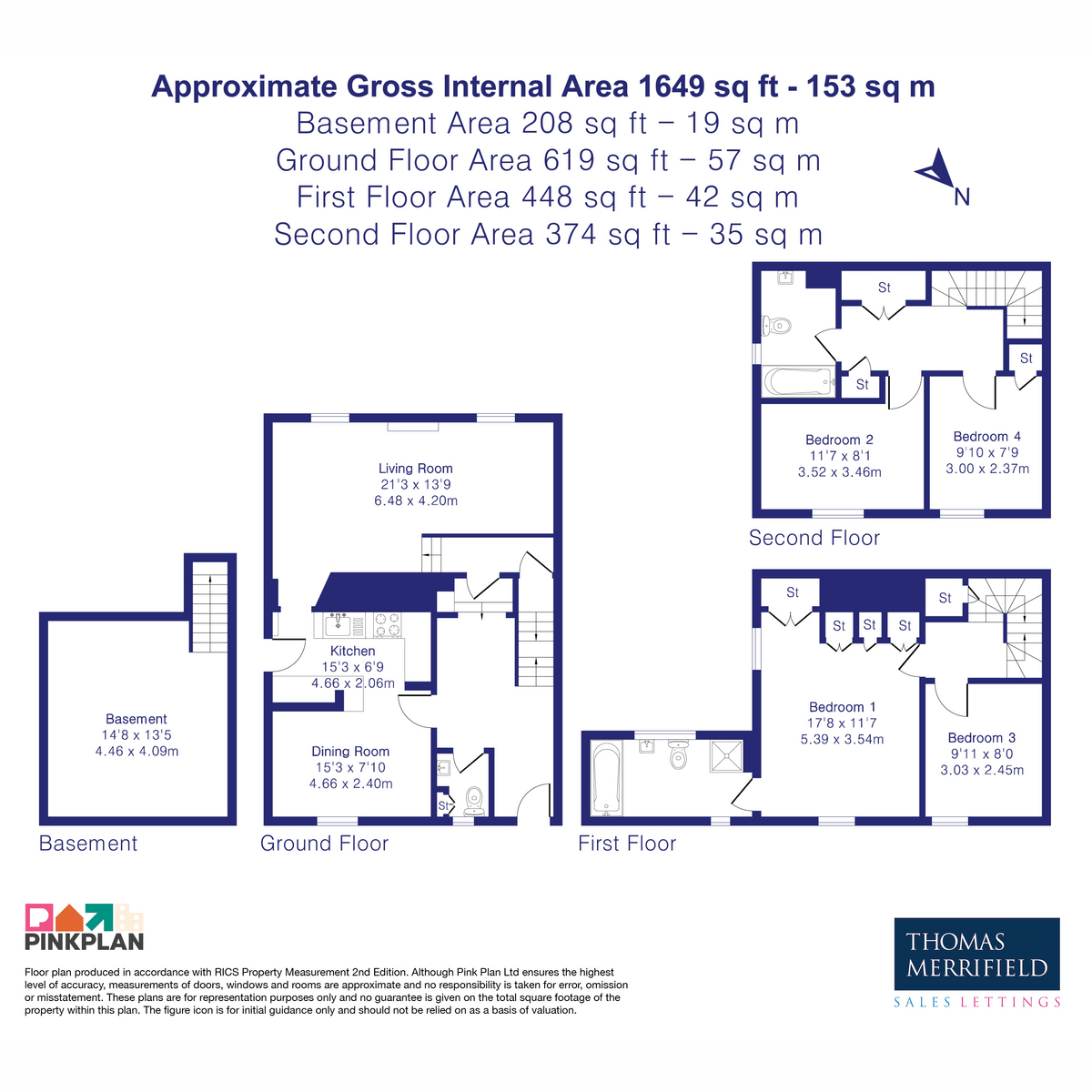8, Checker Walk, Abingdon floorplan
