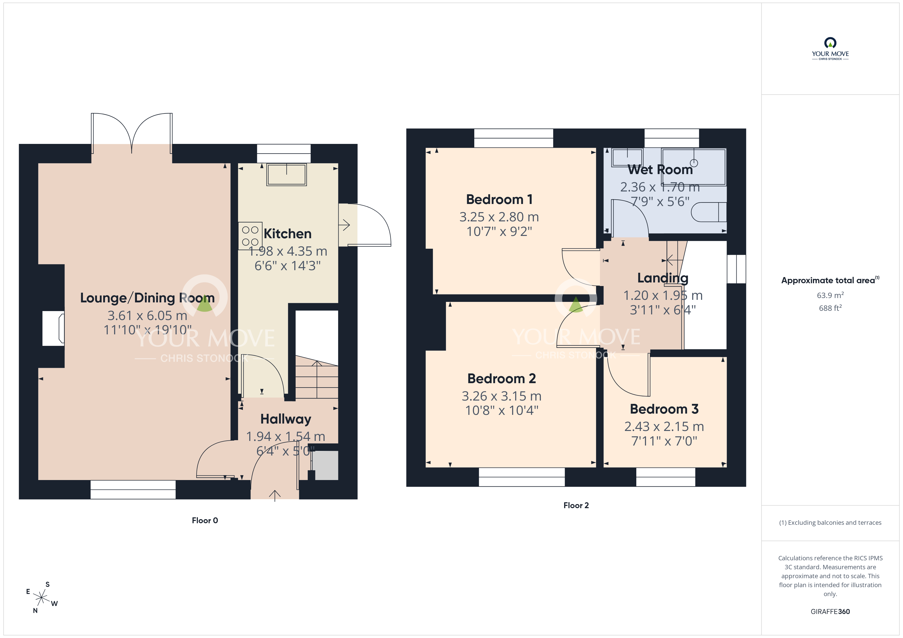 20, Ambleside, Tyne and Wear floorplan