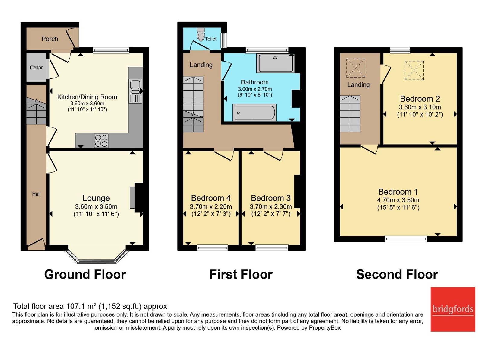69, Fairfield Road, Derbyshire floorplan