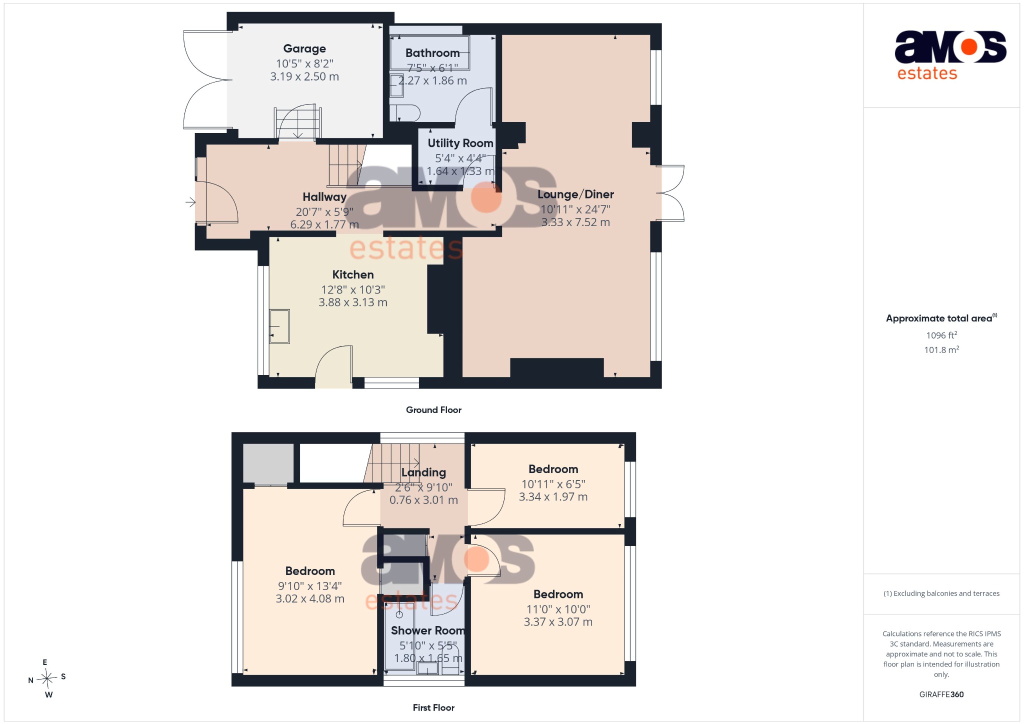 3 Westbourne Close, Hadleigh, Essex floorplan