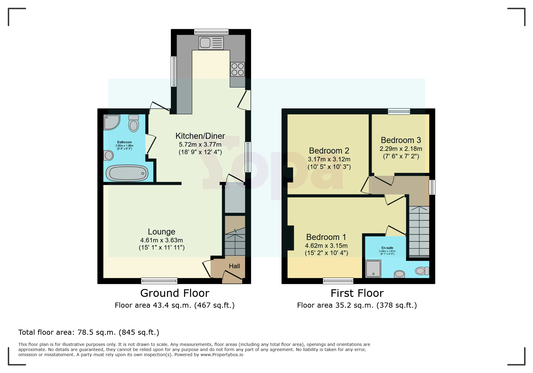 18, Crookesbroom Lane, Hatfield, Doncaster floorplan