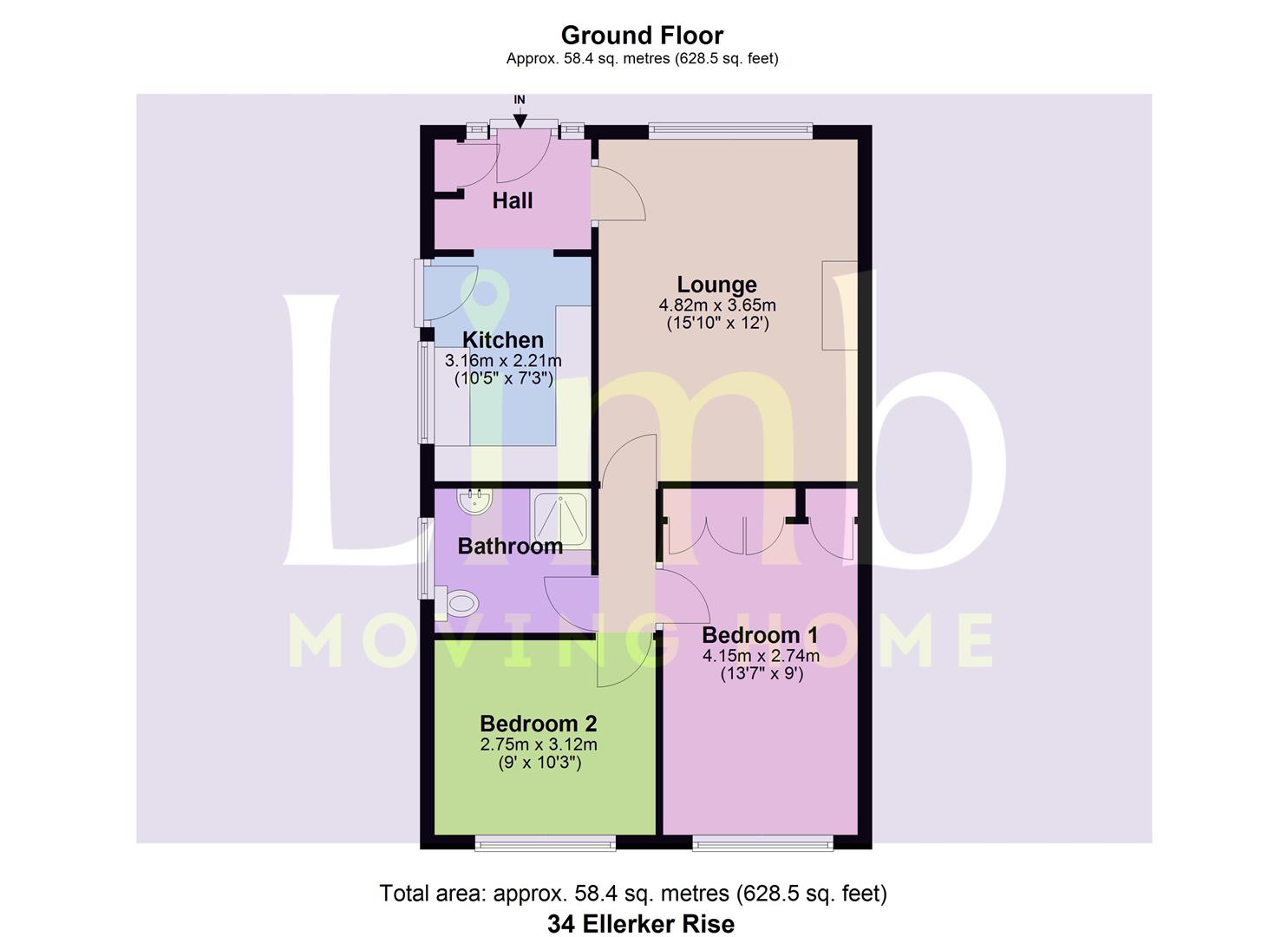 34, Ellerker Rise, Willerby floorplan