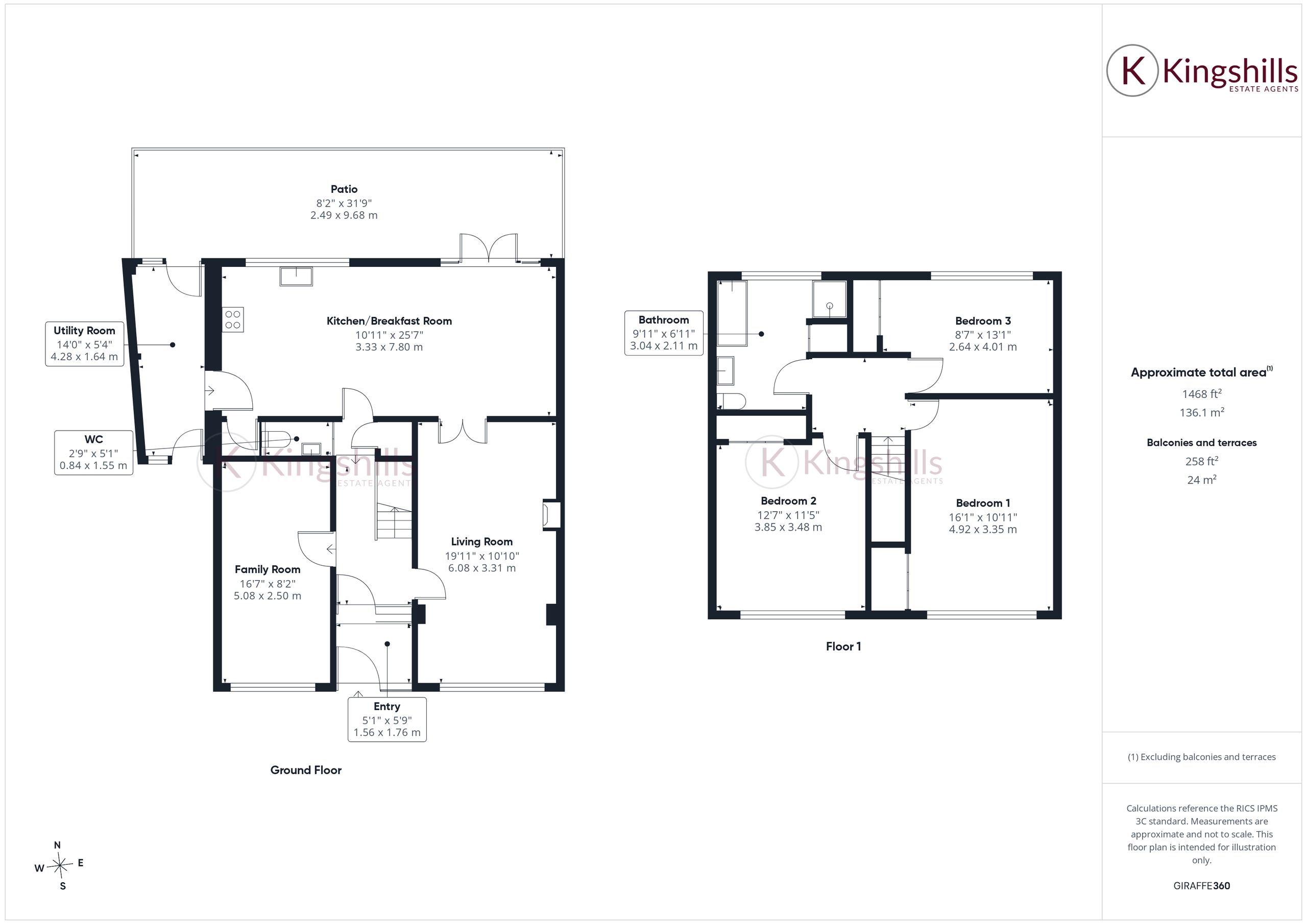20 Brimmers Hill, High Wycombe floorplan