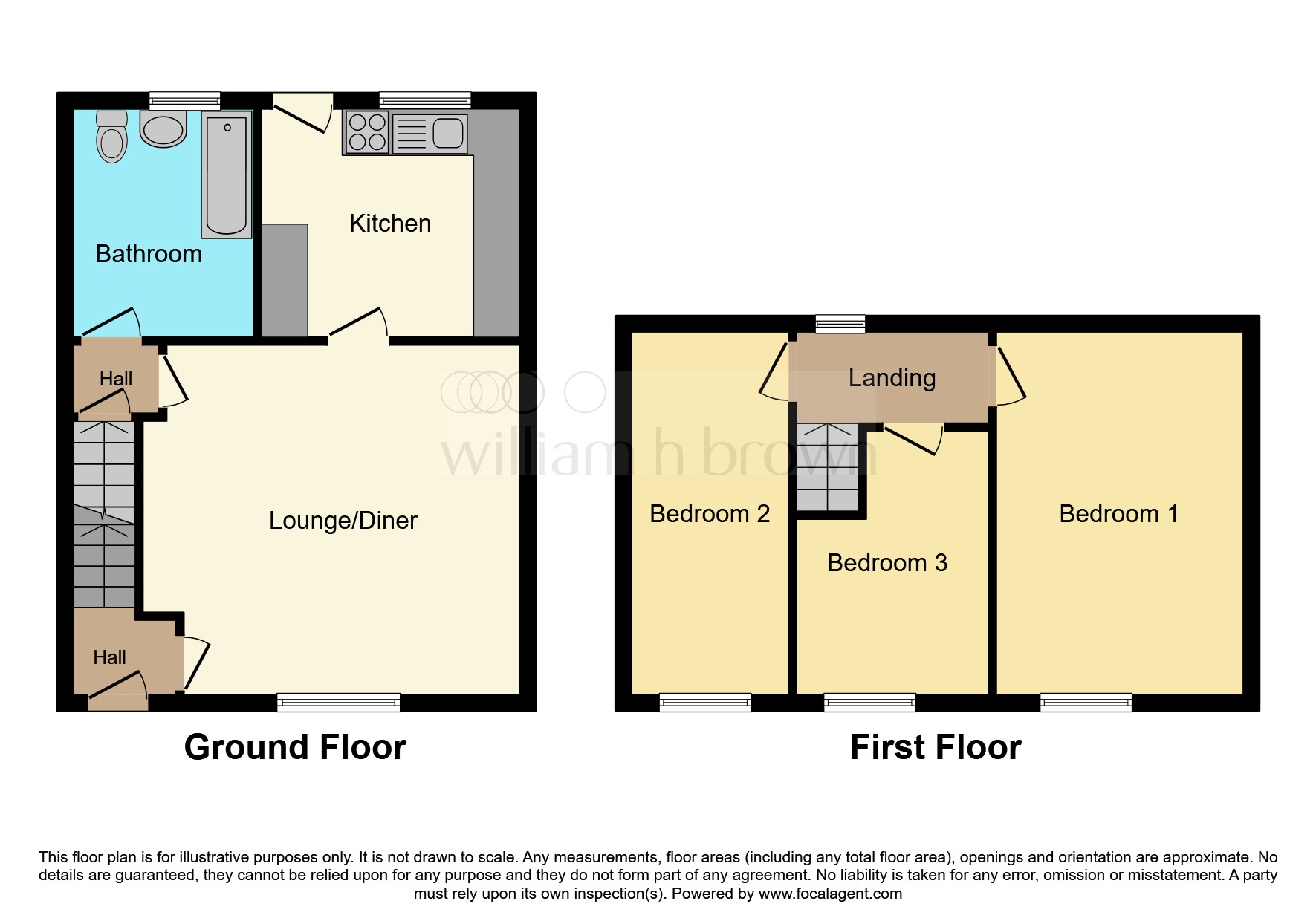 80, Stile Common Road, Huddersfield floorplan