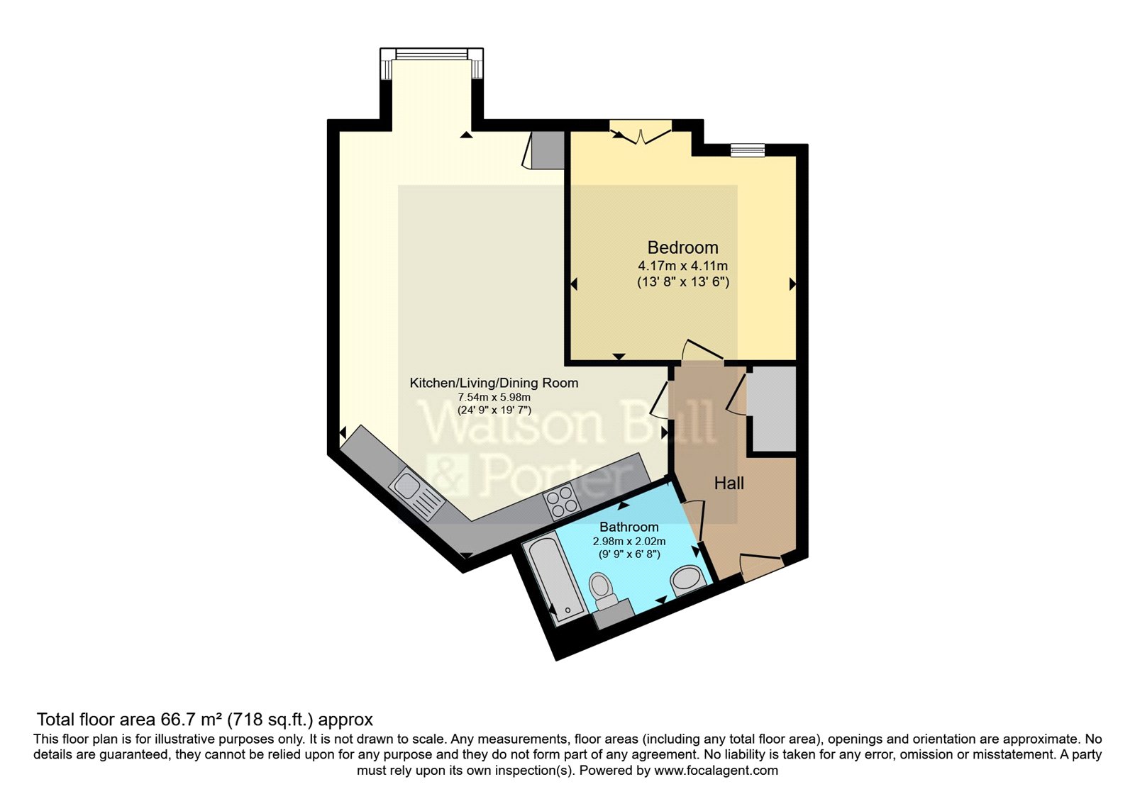 Apartment 5, Quay House, 24, Church Path, Isle of Wight floorplan