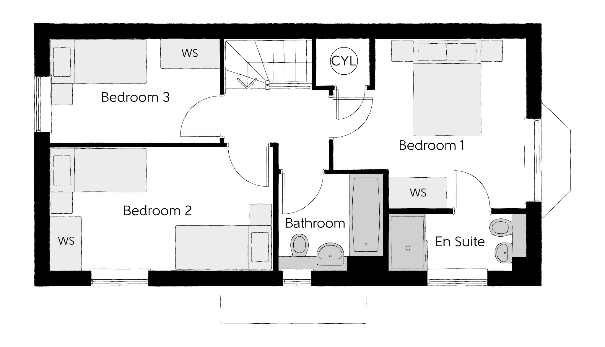 Andrews Lane, Goffs Oak Waltham Cross EN7, 3 bedroom end terrace house