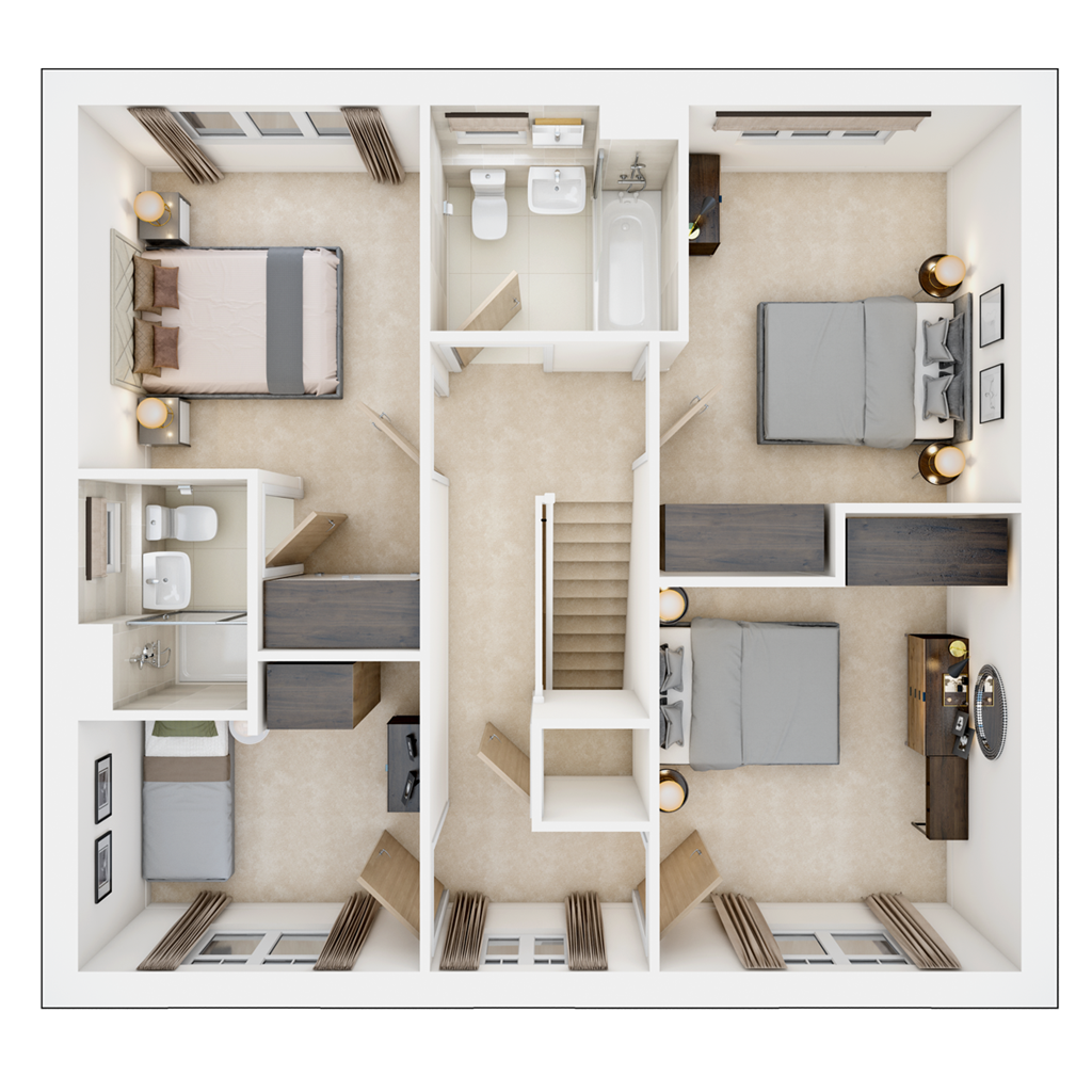 The Rightford - Plot 76, Millstone Walk, Selby Road, Eggborough floorplan