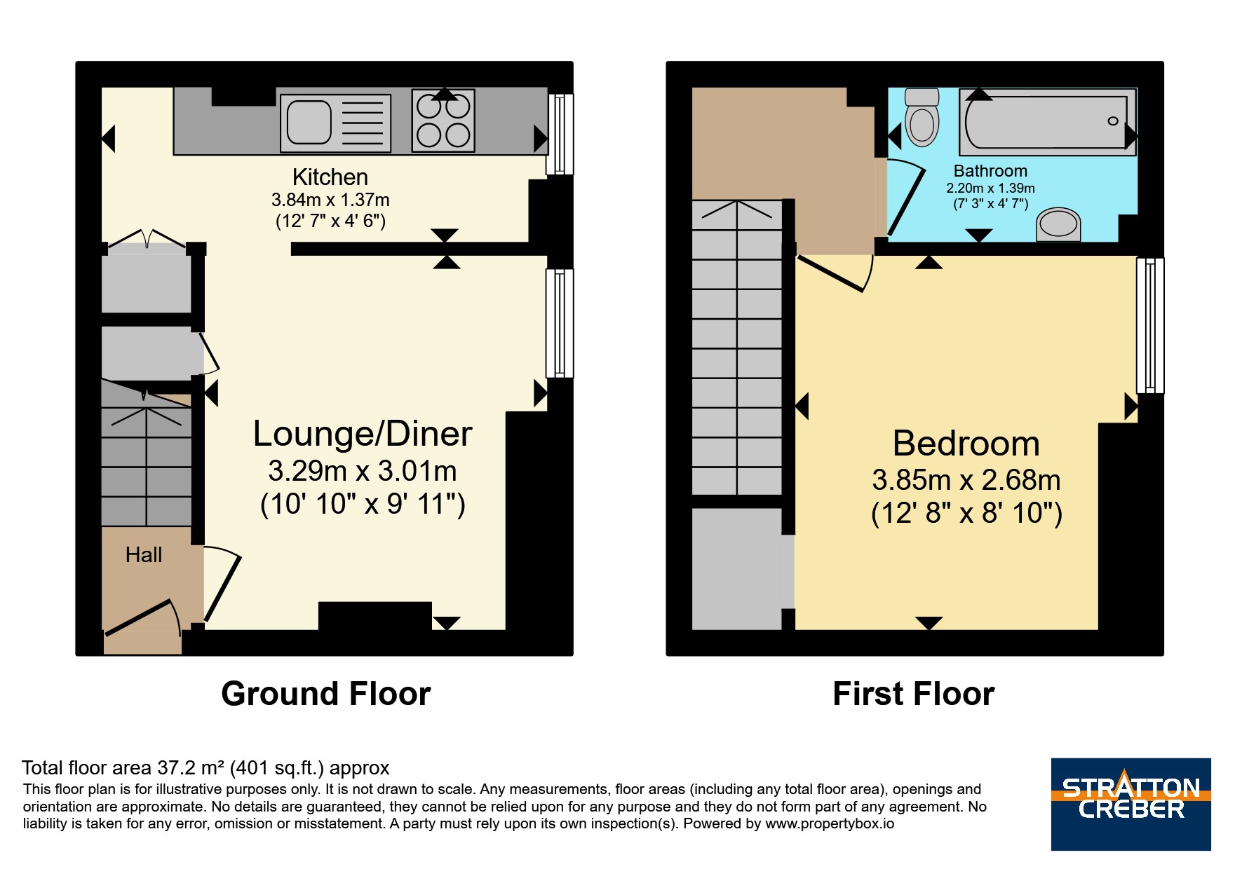 The Little Cottage,, Lemon Place, Redruth floorplan