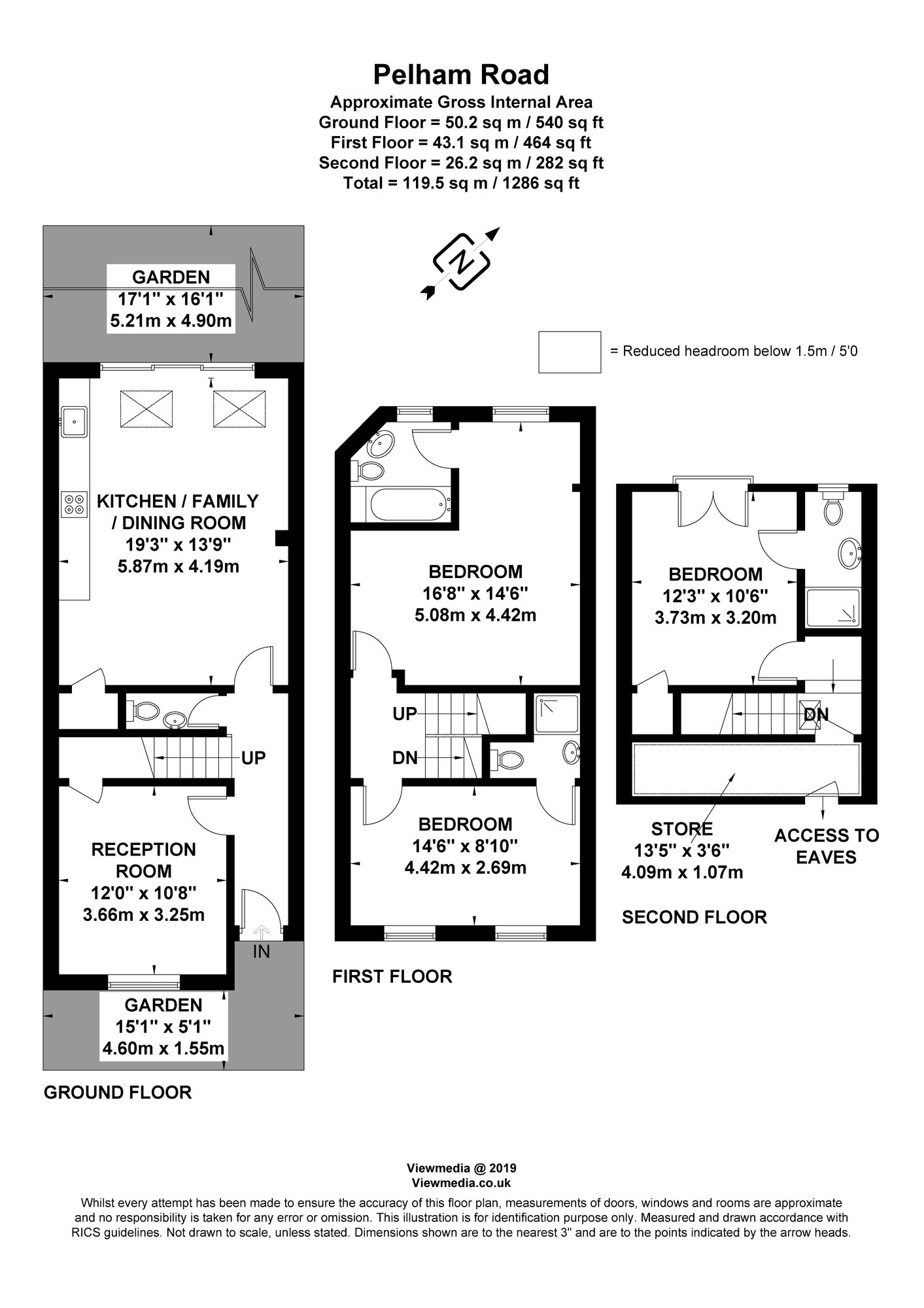 2 Bedrooms Terraced house for sale in Pelham Road, London SW19