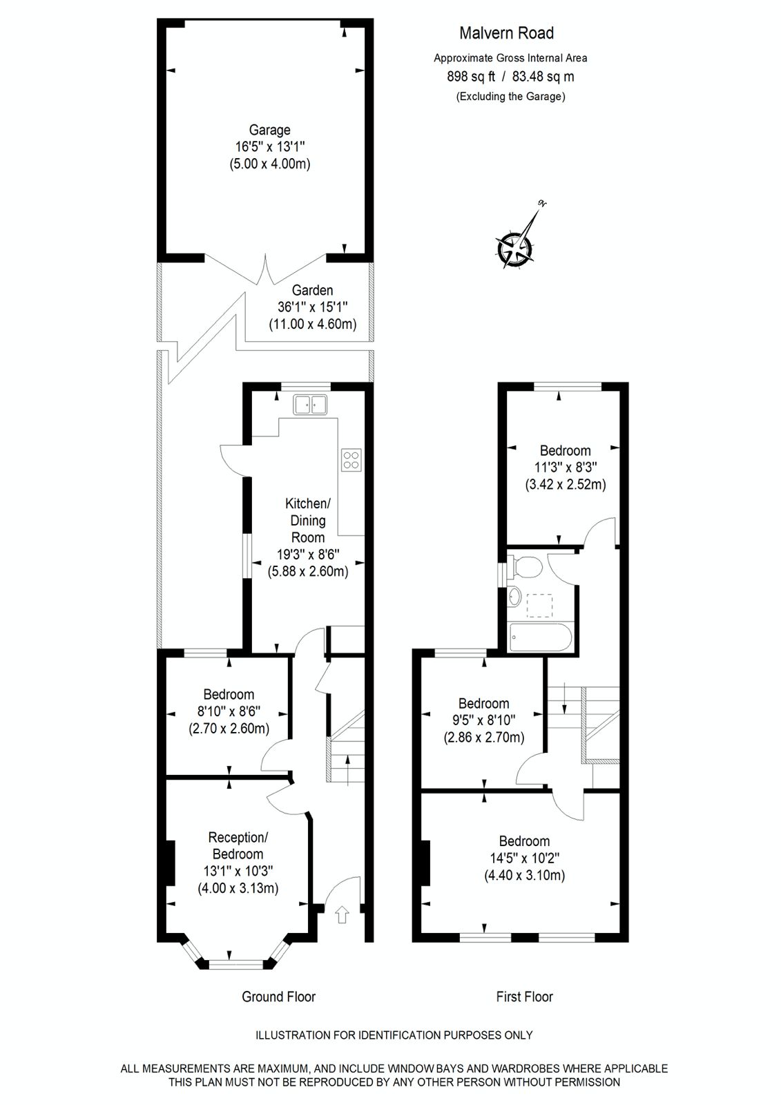 6 Malvern road, Malvern Road, Tottenham floorplan
