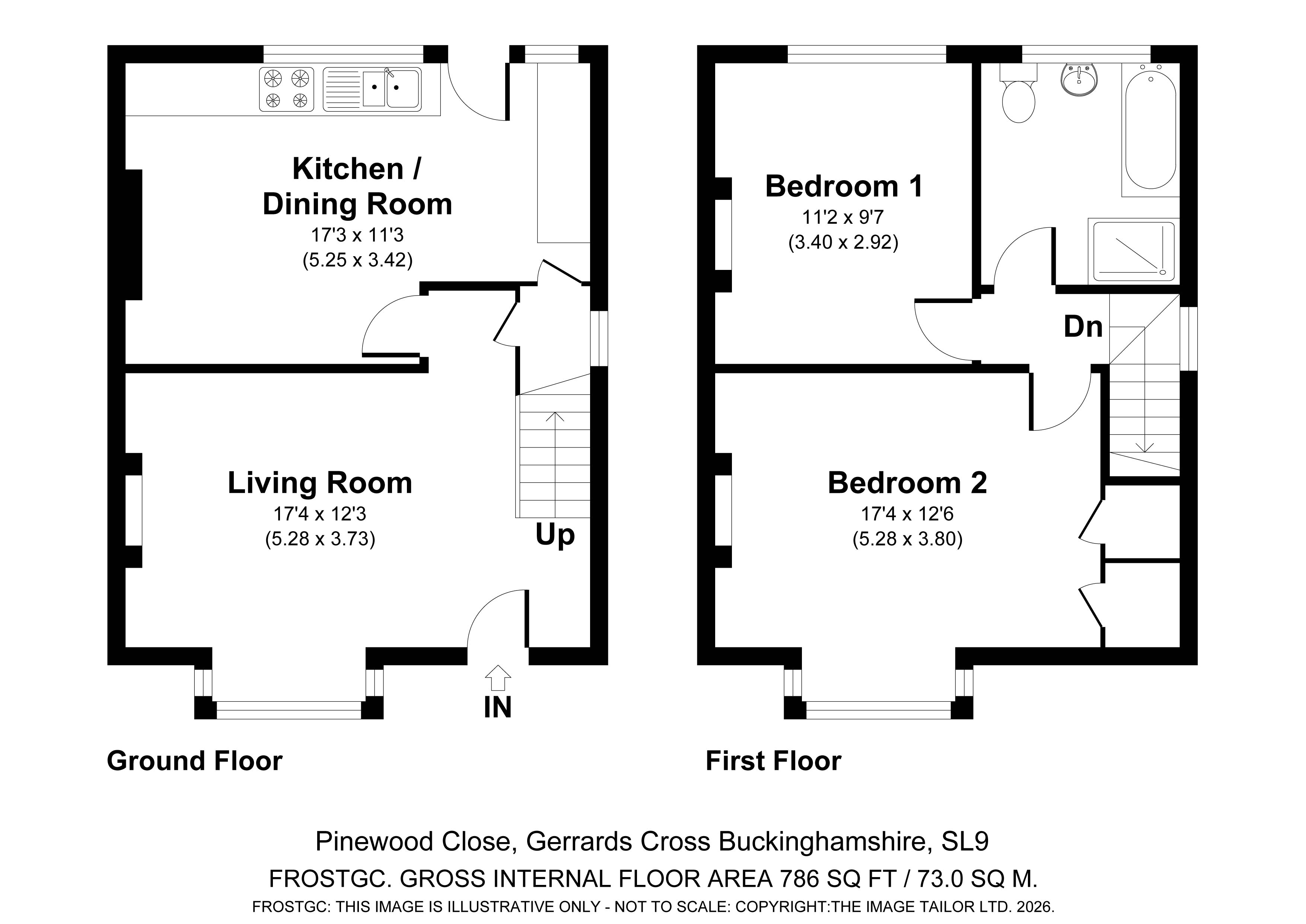24, Pinewood Close, Buckinghamshire floorplan