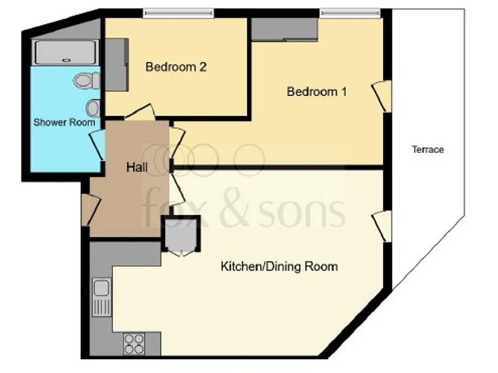 Plot 9 (a), The Old Fruit Market, Back Of The Walls, Southampton floorplan