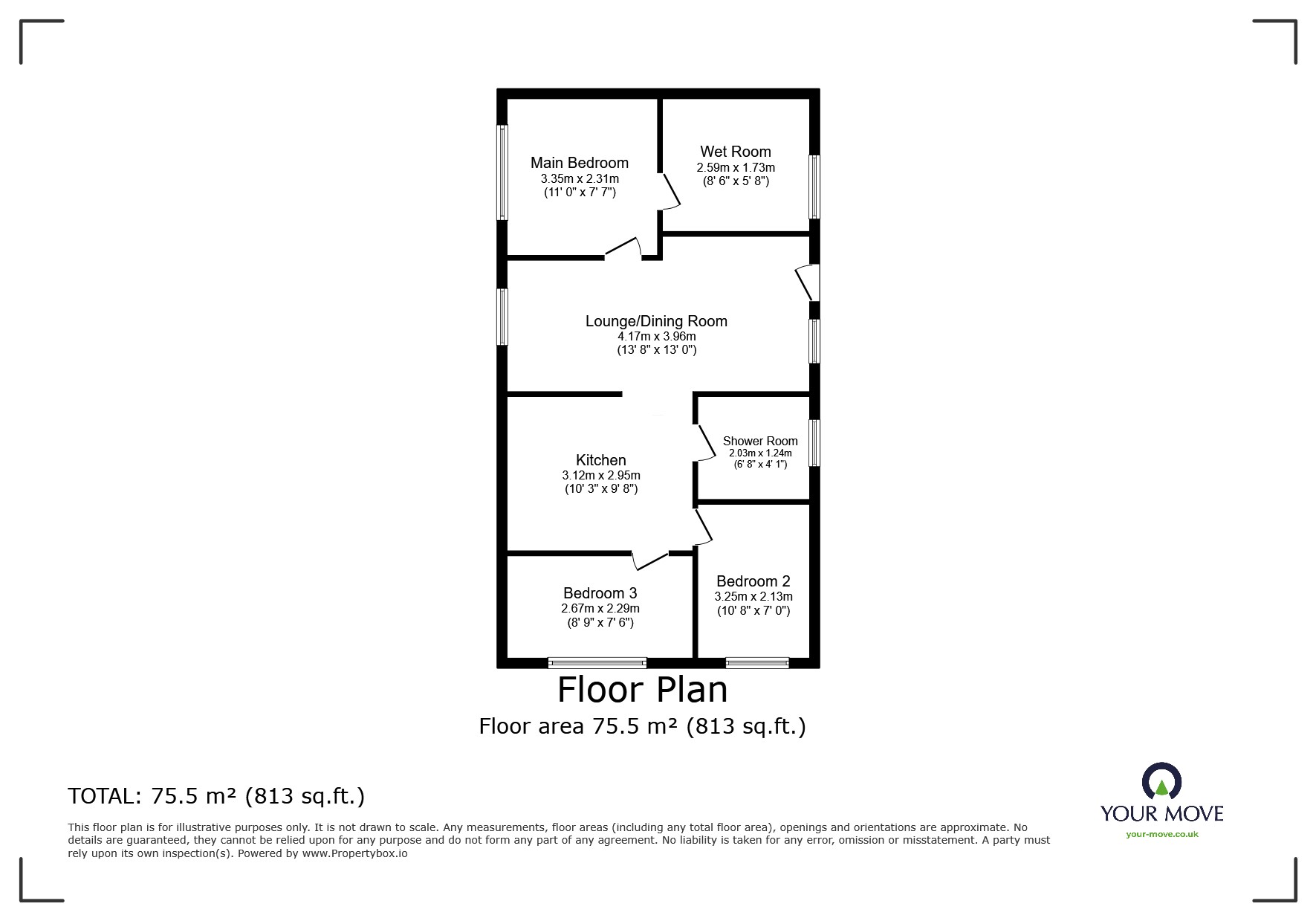 Herons Mead,, Colliery Lane, Swadlincote floorplan