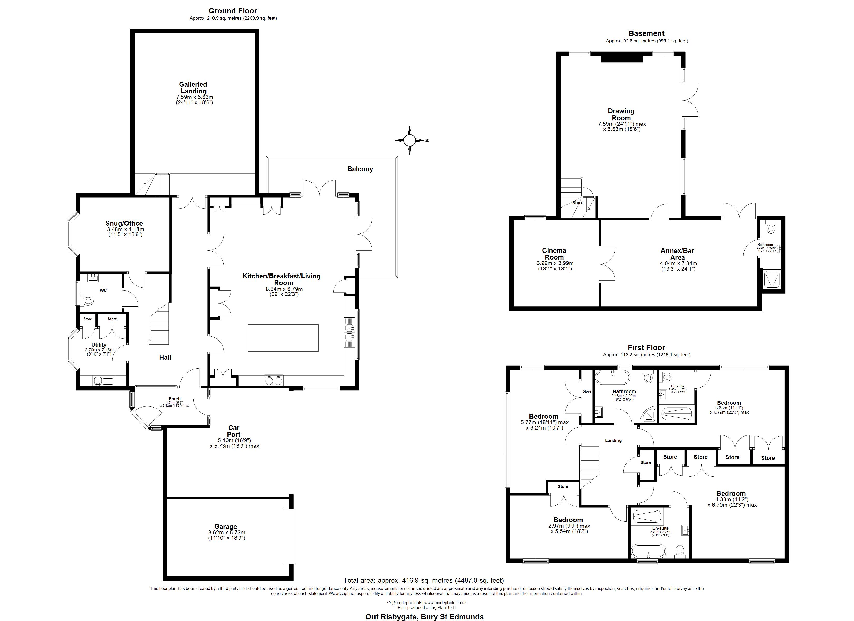 Grovebury House, Out Risbygate, Bury St. Edmunds floorplan