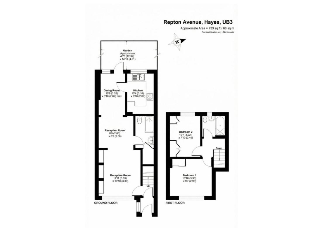 35, Repton Avenue, Greater London floorplan
