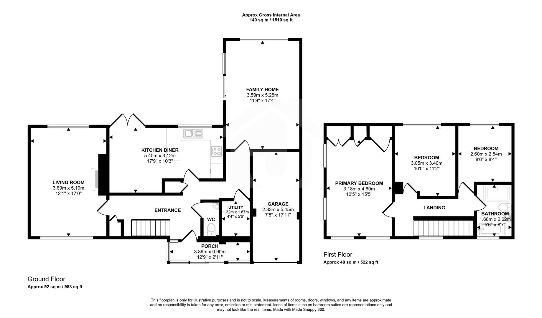 14, Anstey Lane, Leicester floorplan