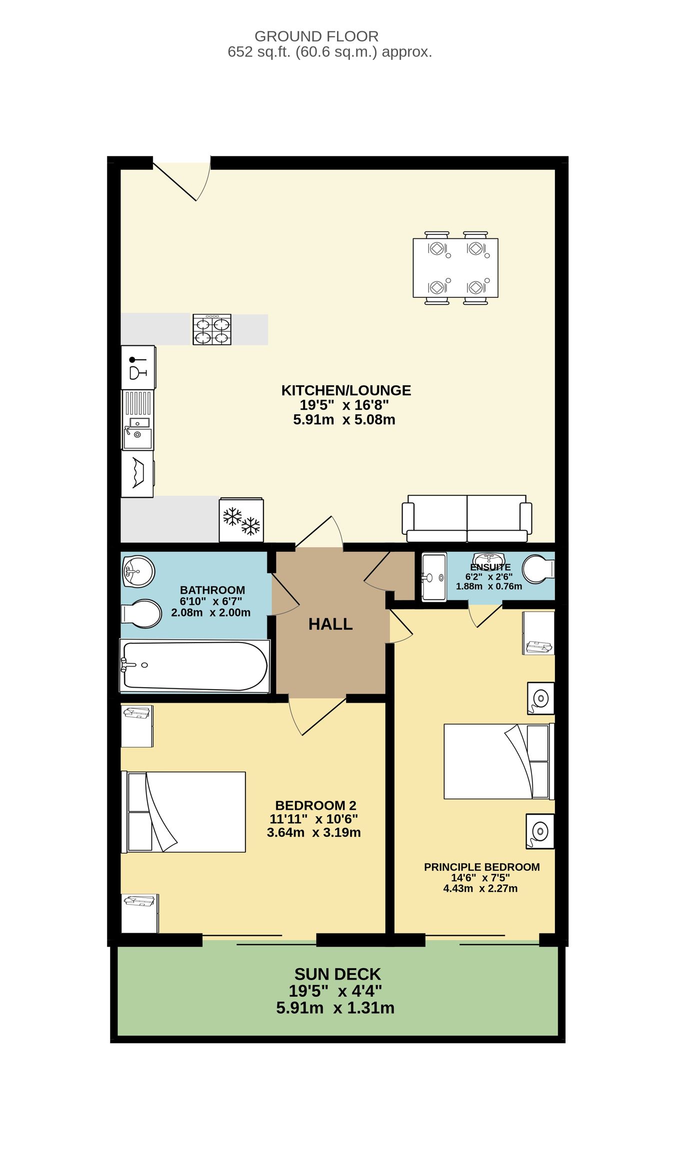 12, Central Park, 8, Branksome Wood Road, Bournemouth floorplan