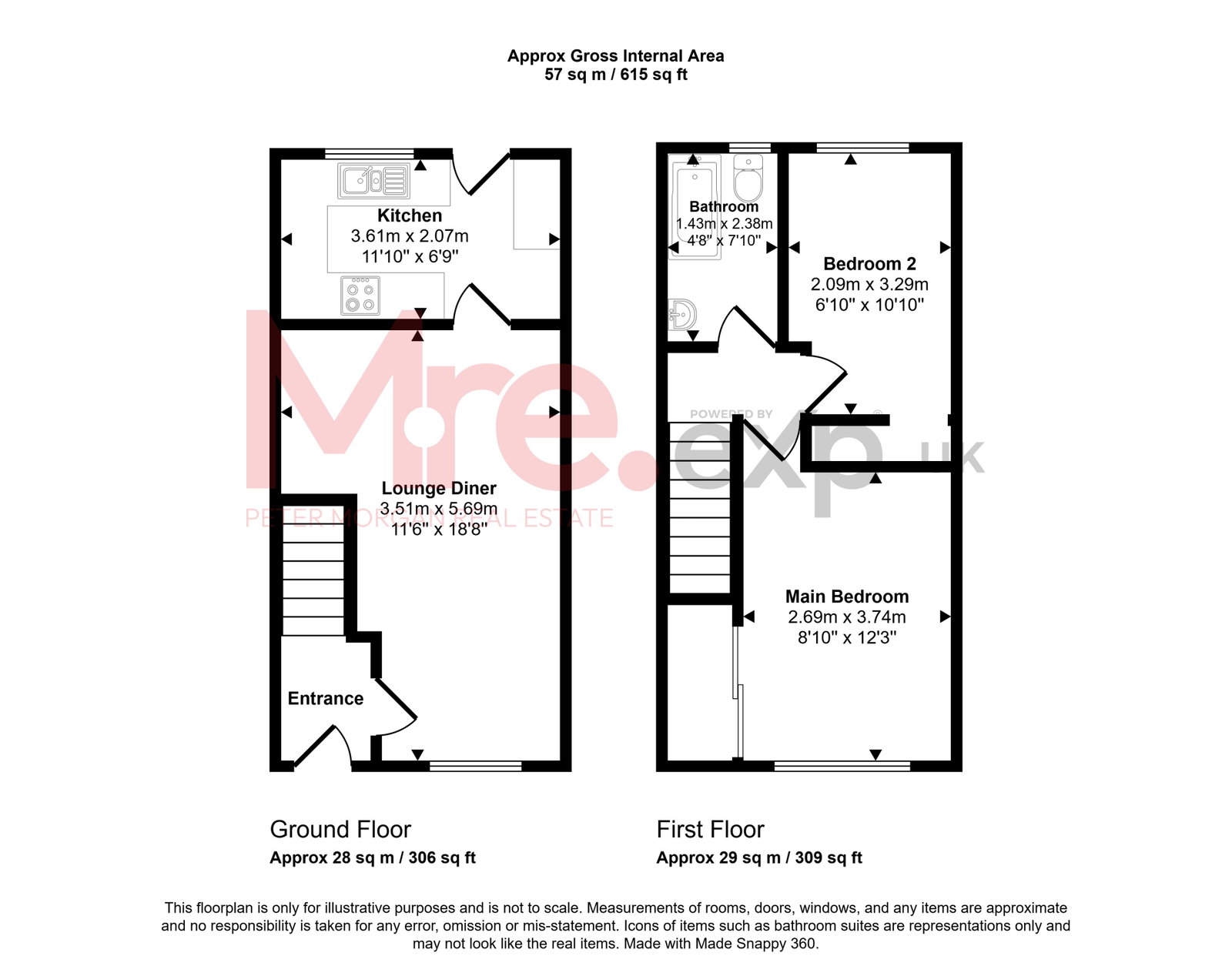 107, Mackworth Drive, Neath floorplan