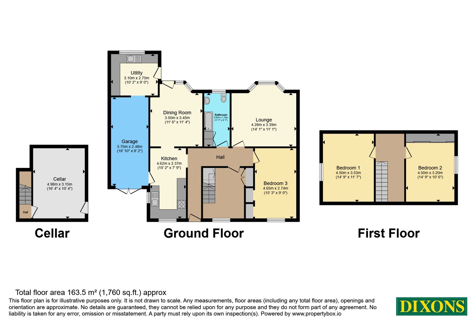 62, Poplar Road, Worcestershire floorplan