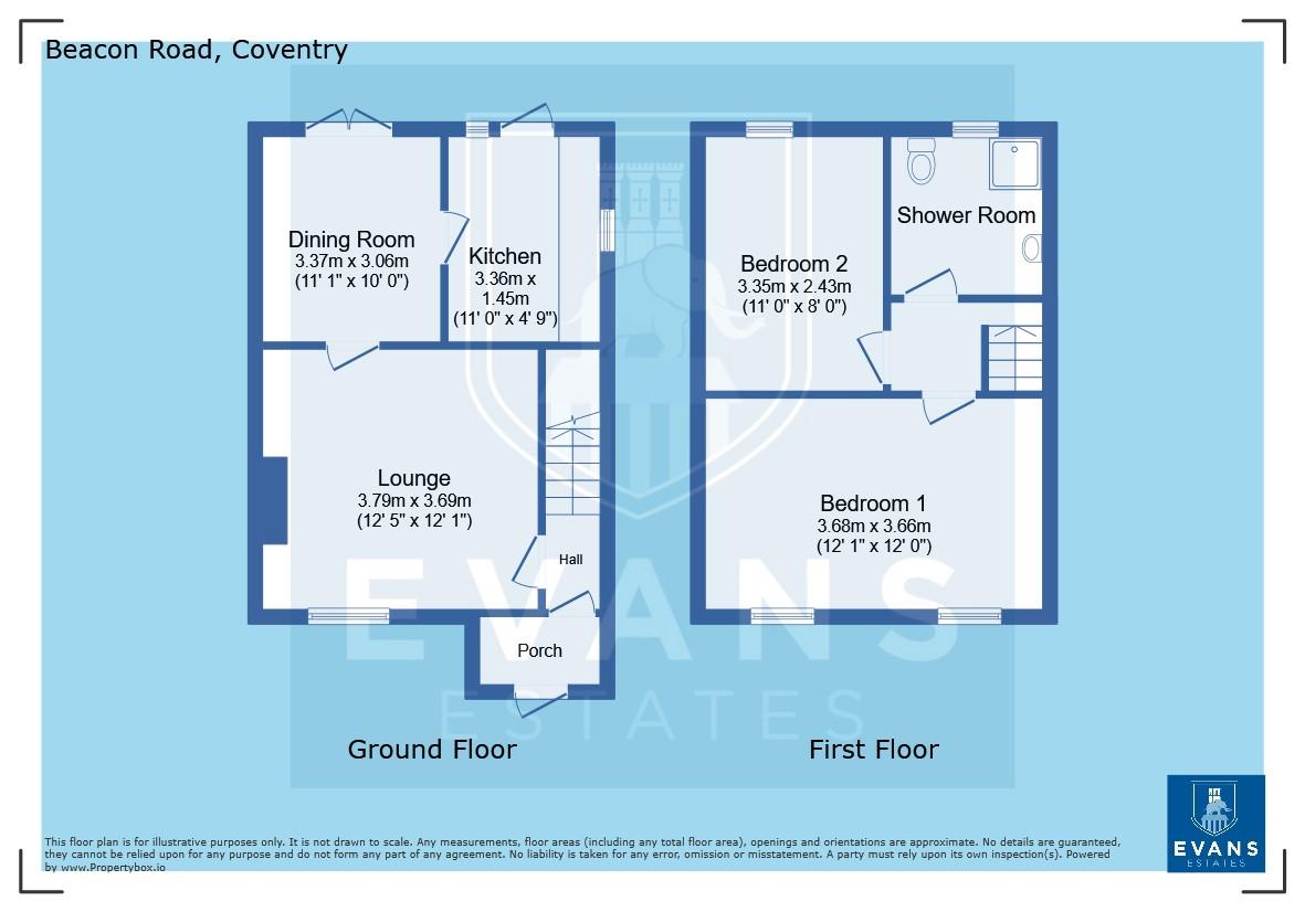 64, Beacon Road, Coventry floorplan