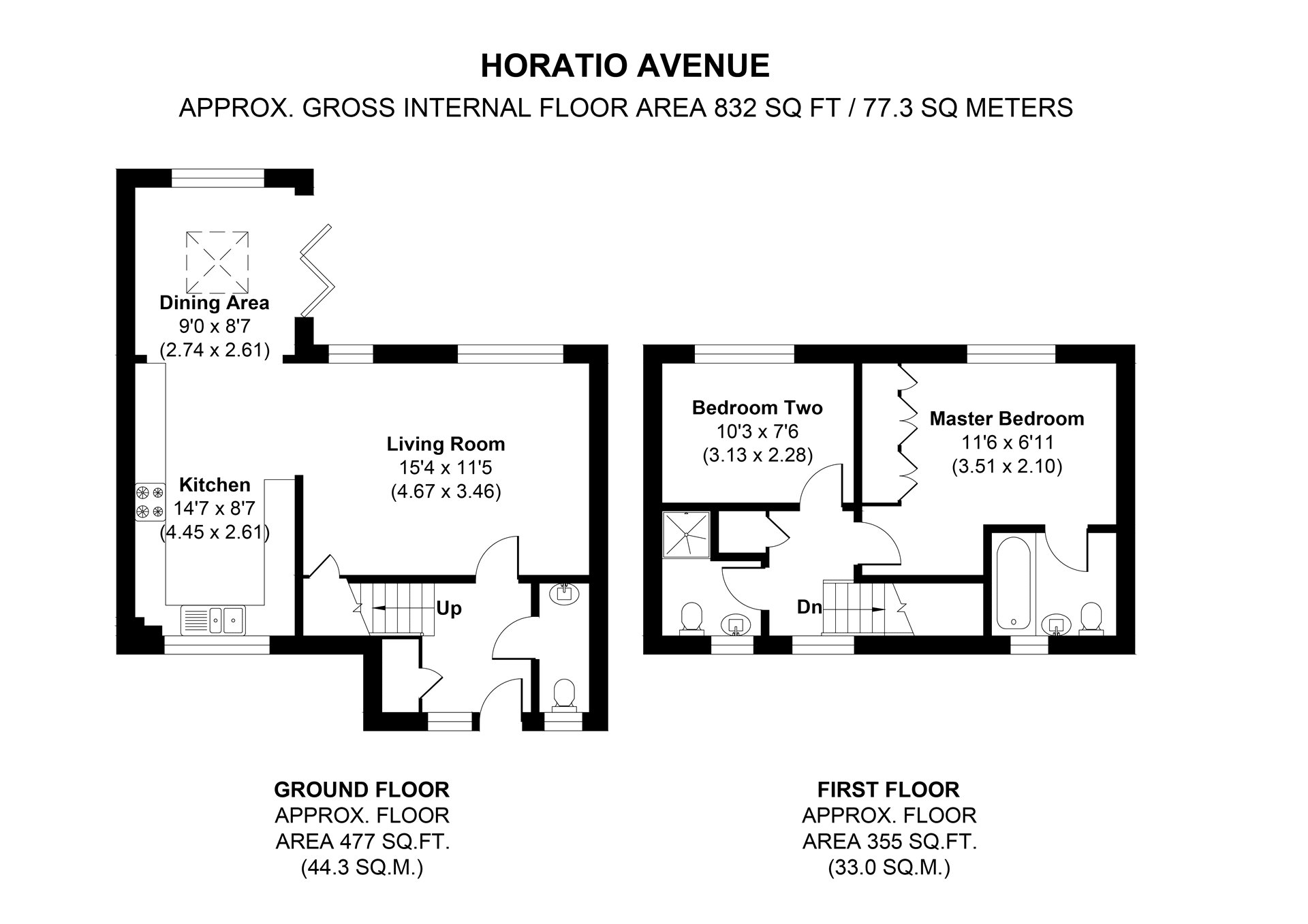 74, Horatio Avenue, Warfield floorplan