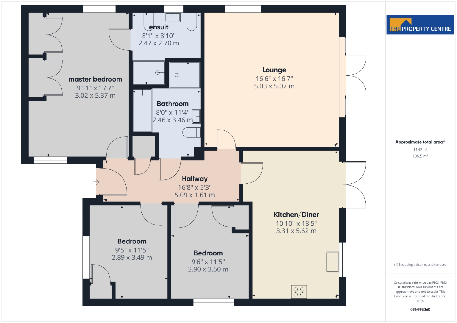 1, Bridge Field Court, Gloucestershire floorplan