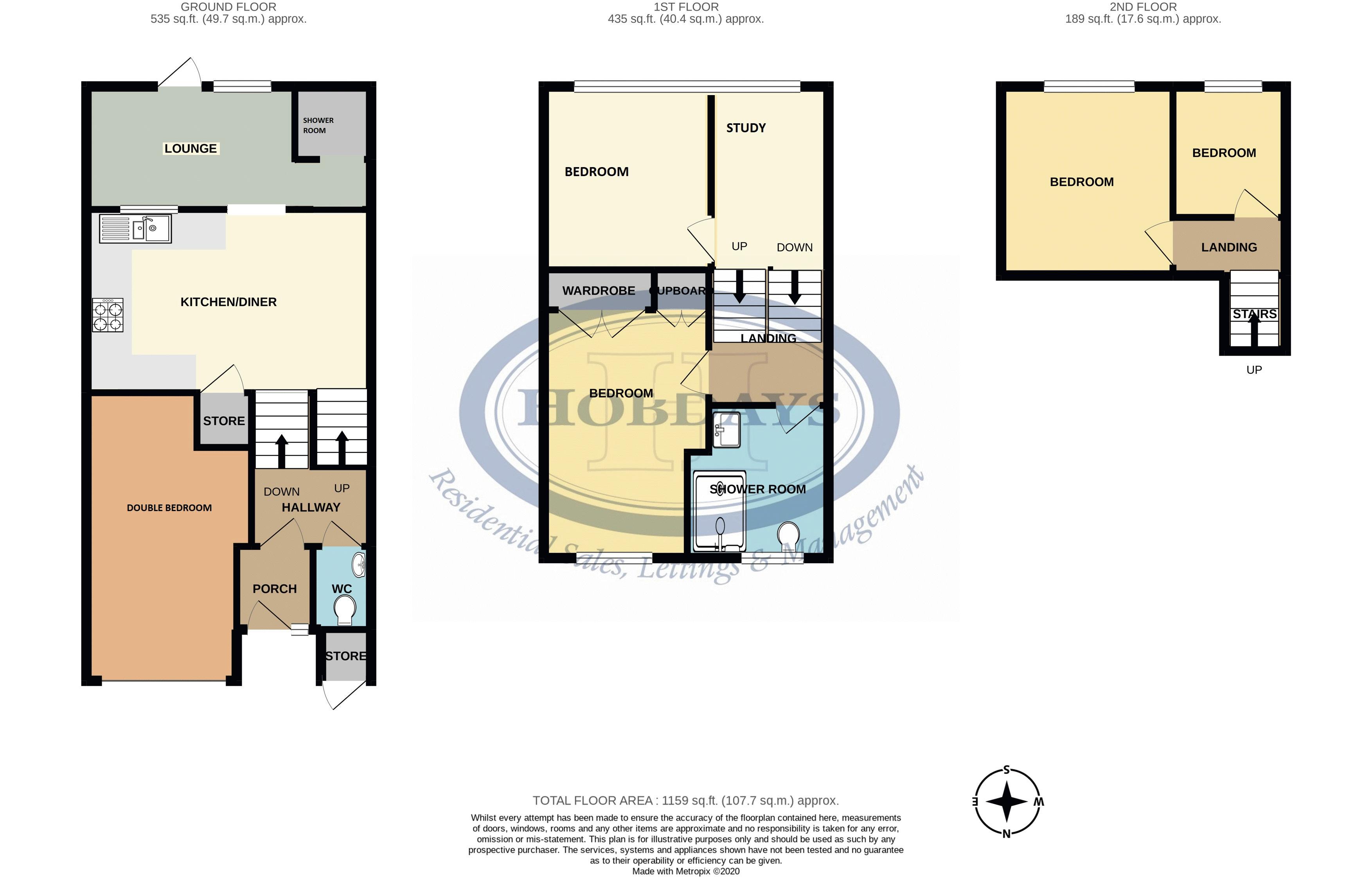 52, Mutton Lane, Potters Bar floorplan