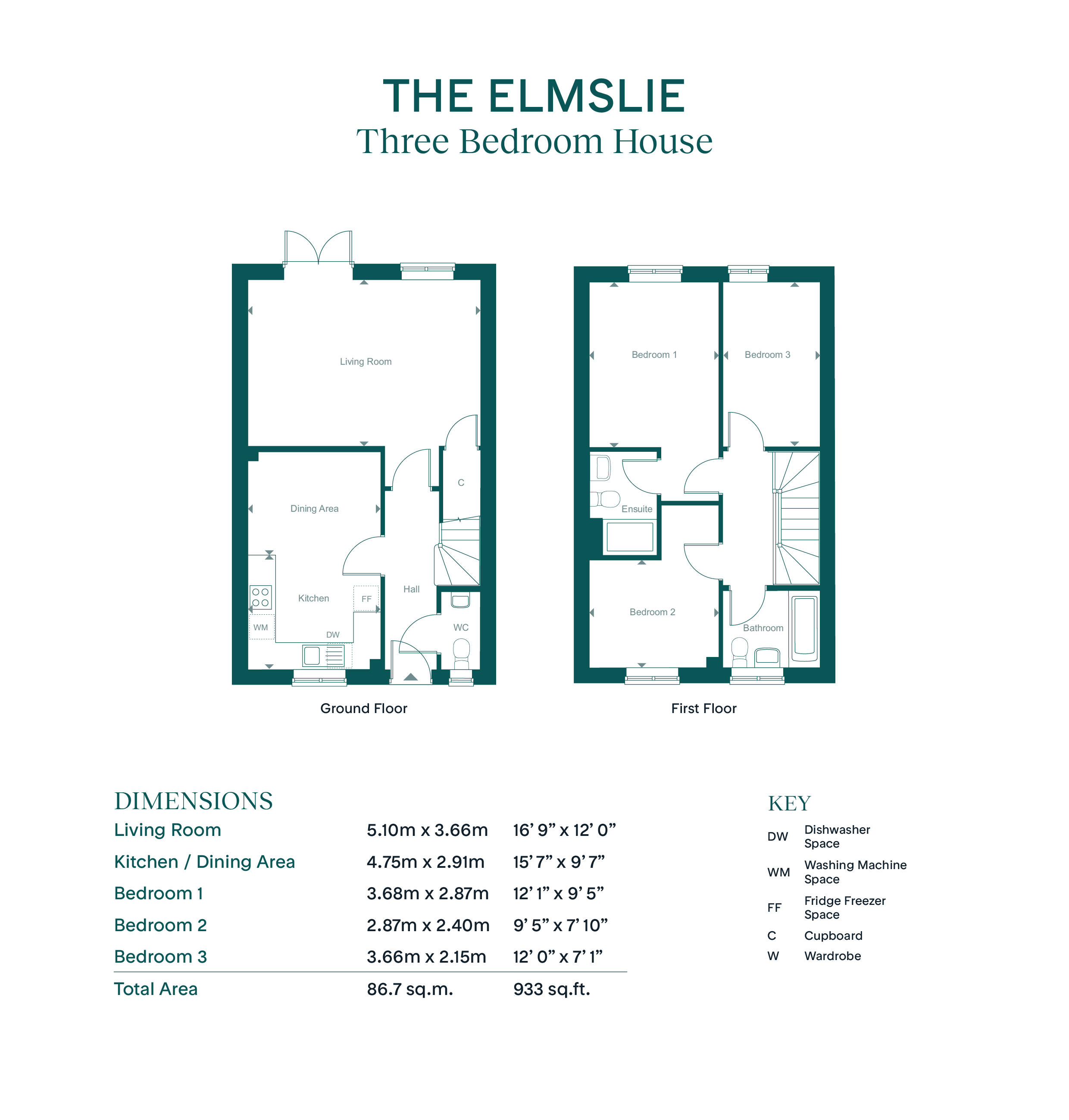 5 ballerina grove - Elmslie 1mrf, Leaf Living at Edwalton Fields, Nottingham, NG12, Nottingham floorplan