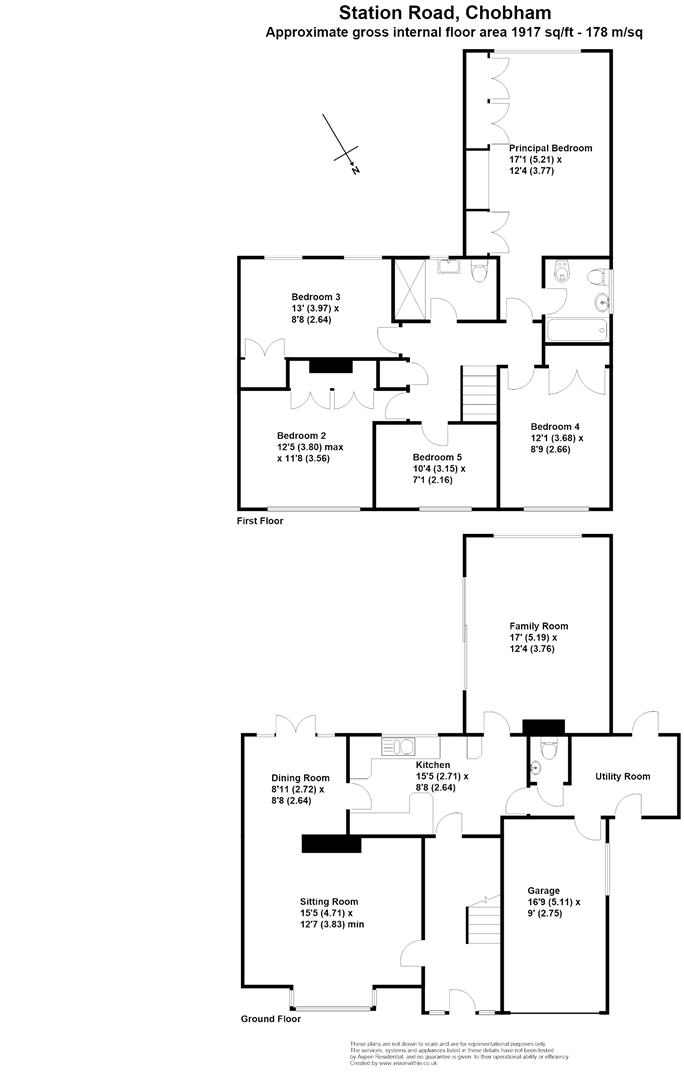 Tolverne, Station Road, Chobham floorplan