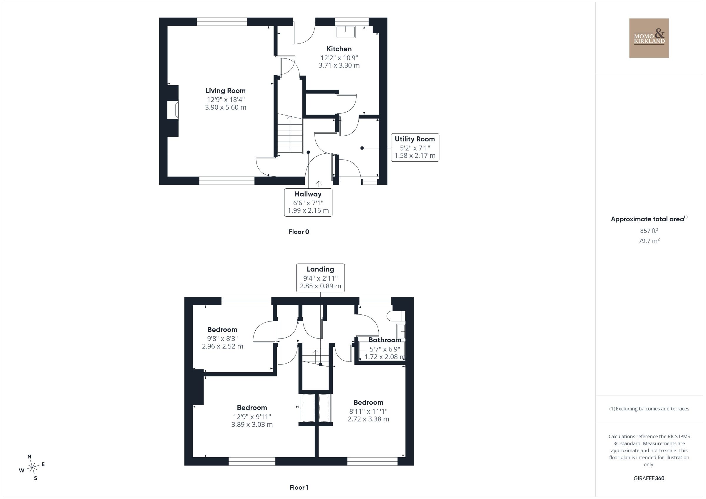 94 Kirktonholme Road, Glasgow floorplan
