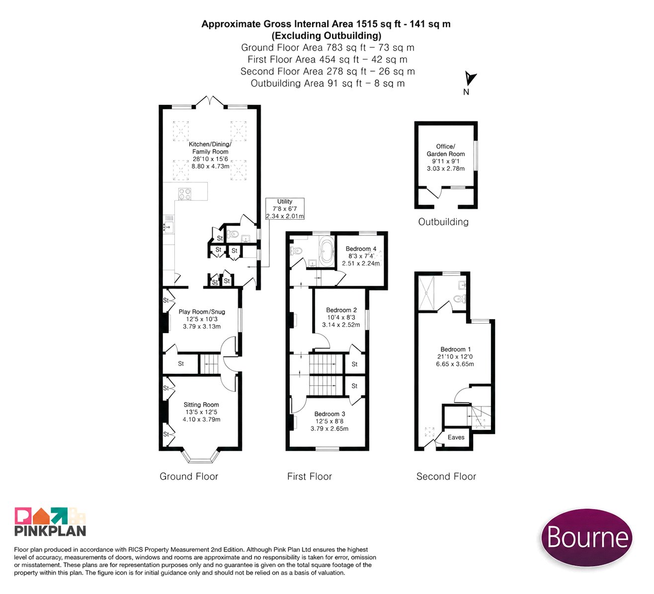 8, Prospect Road, Farnham floorplan