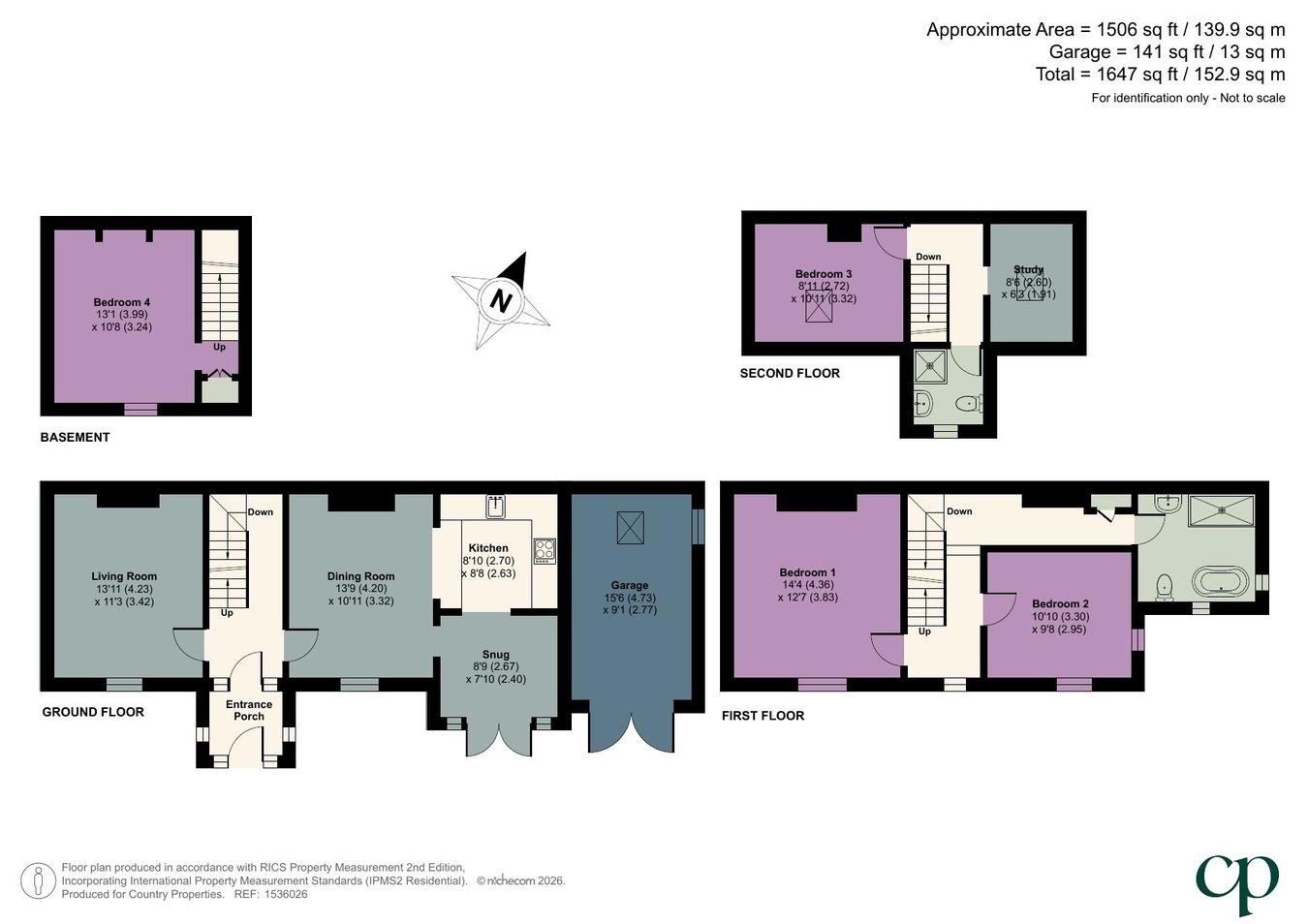 The Ridgeway, Flitwick floorplan