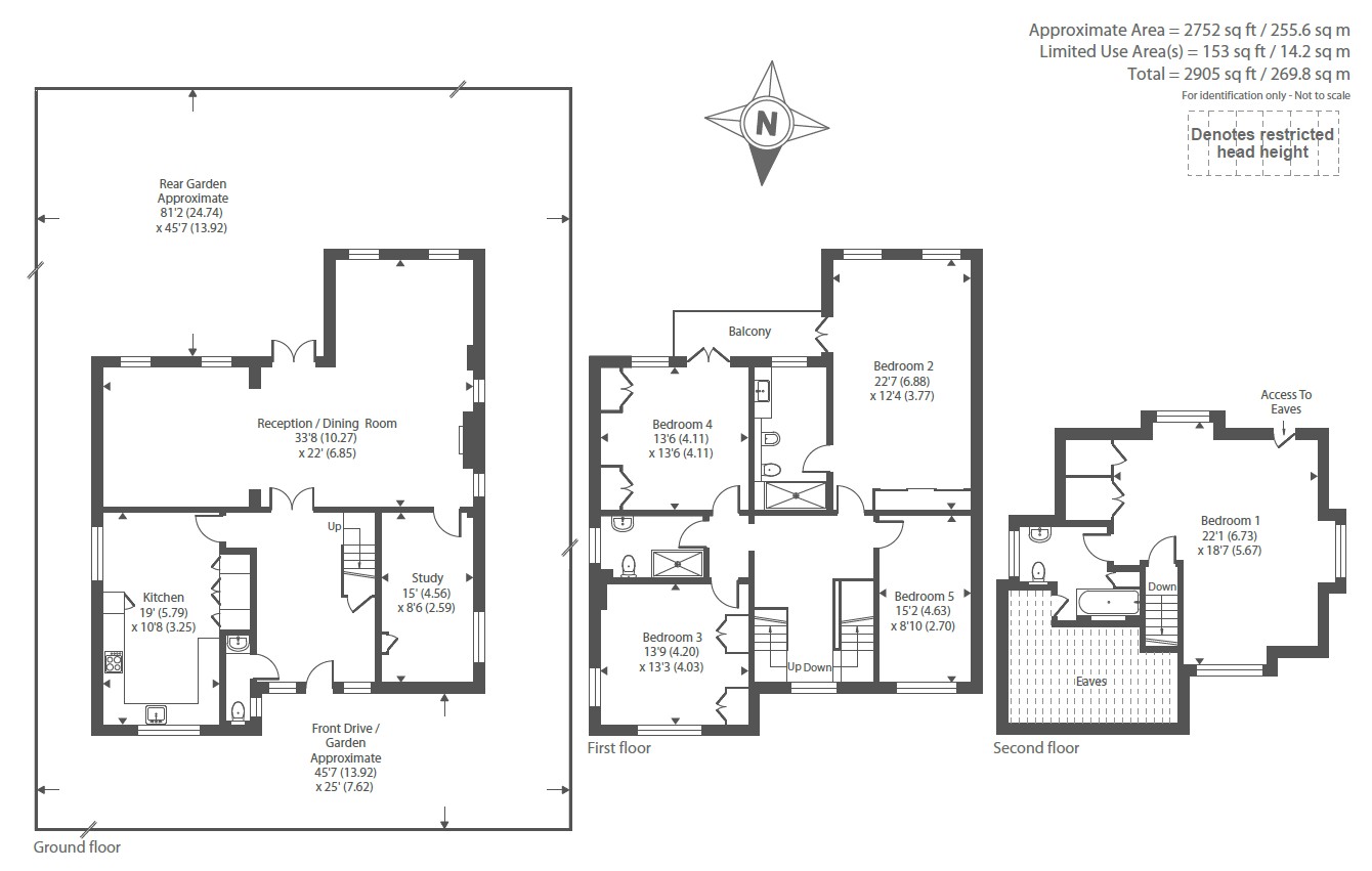 51, Holne Chase, London floorplan