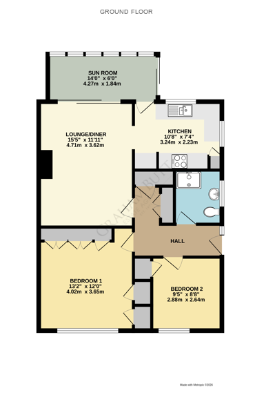 3, Oakley Gardens, Littlehampton floorplan