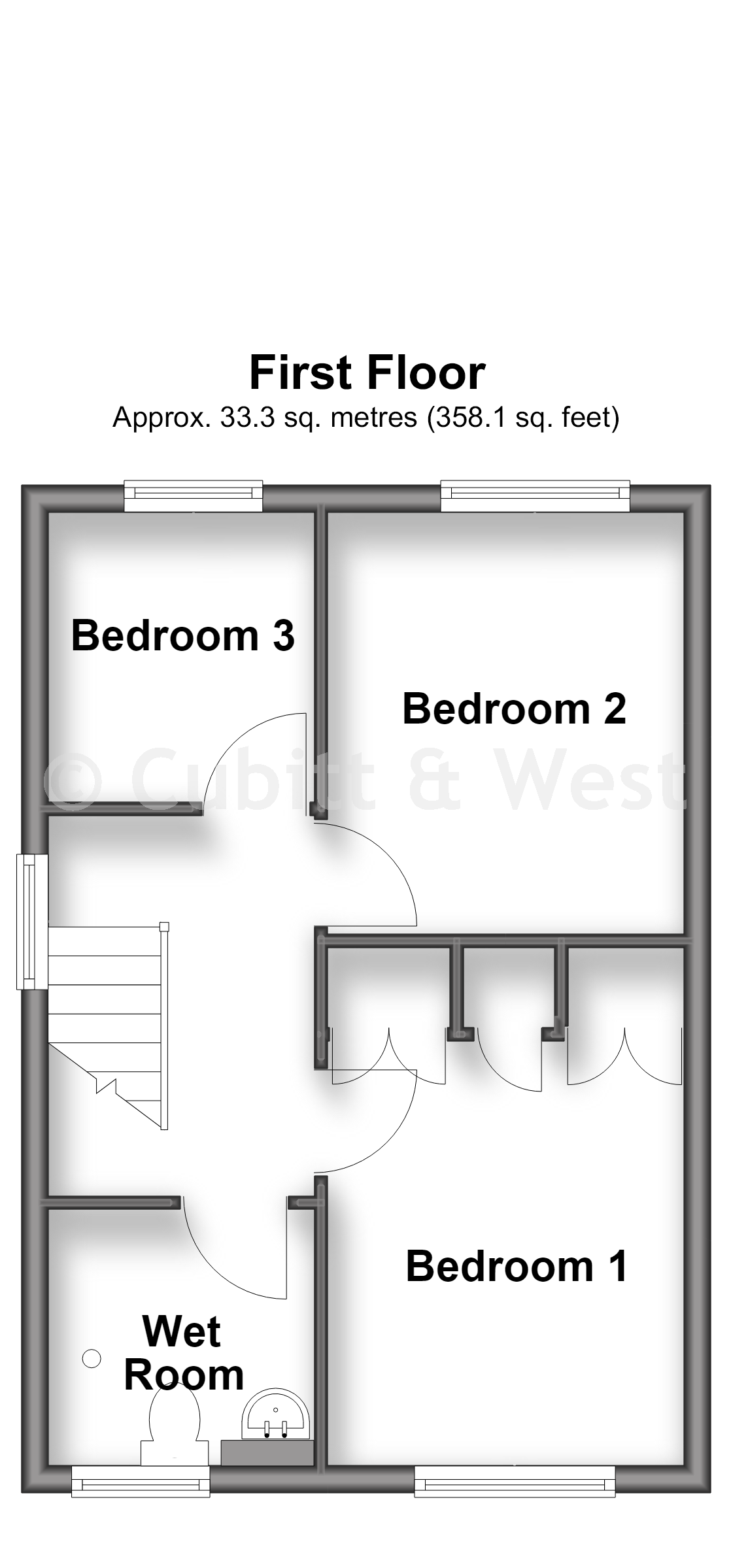 45, Monterey Drive, Havant floorplan
