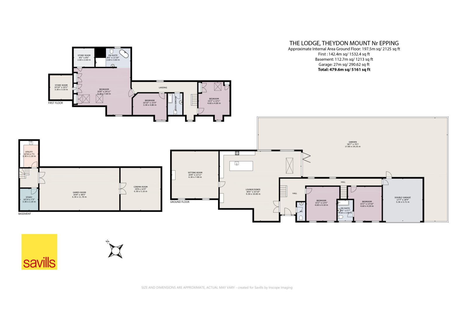 The Lodge,, Theydon Mount, Essex floorplan