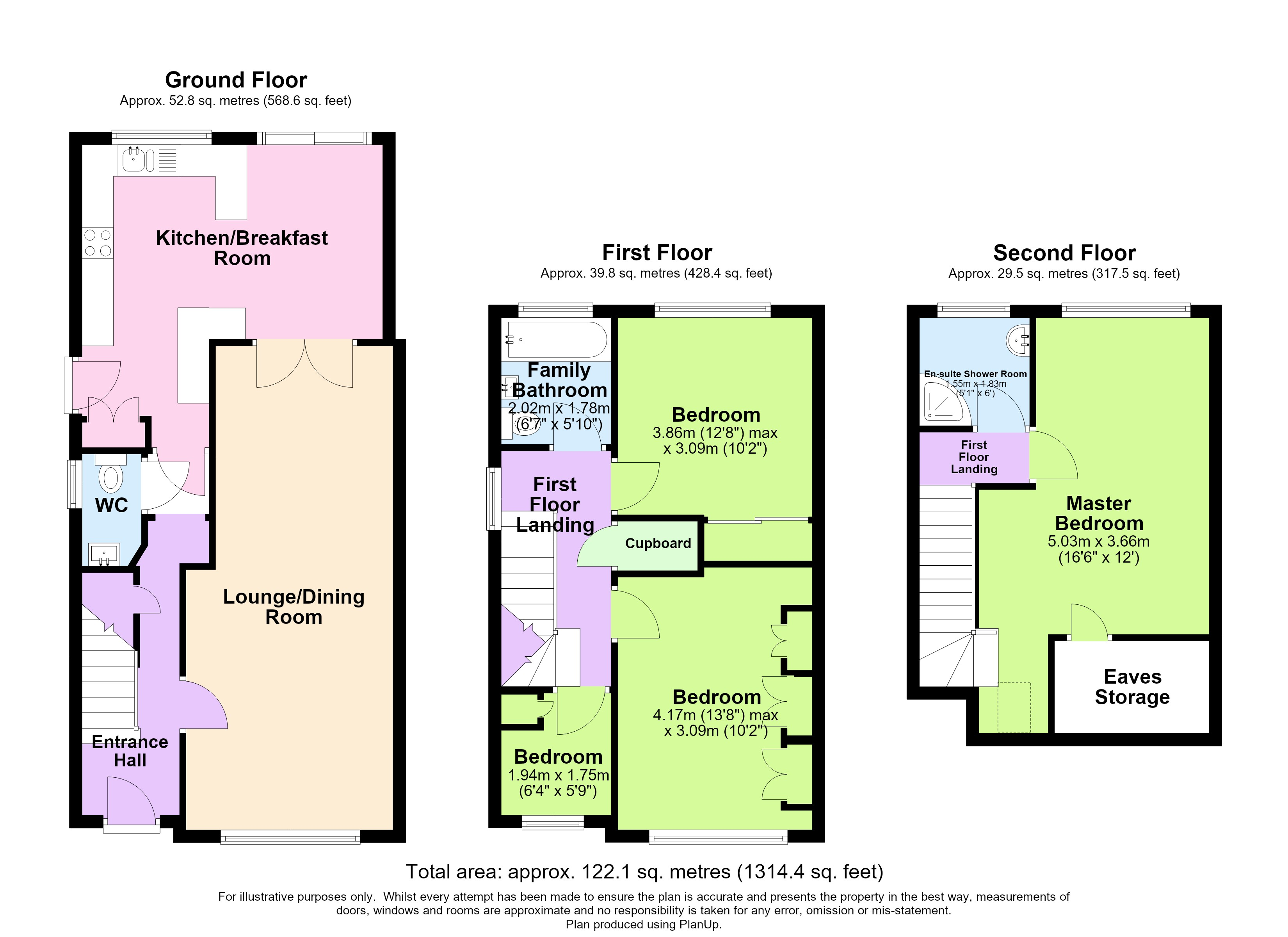 11, Canon Drive, Warwickshire floorplan