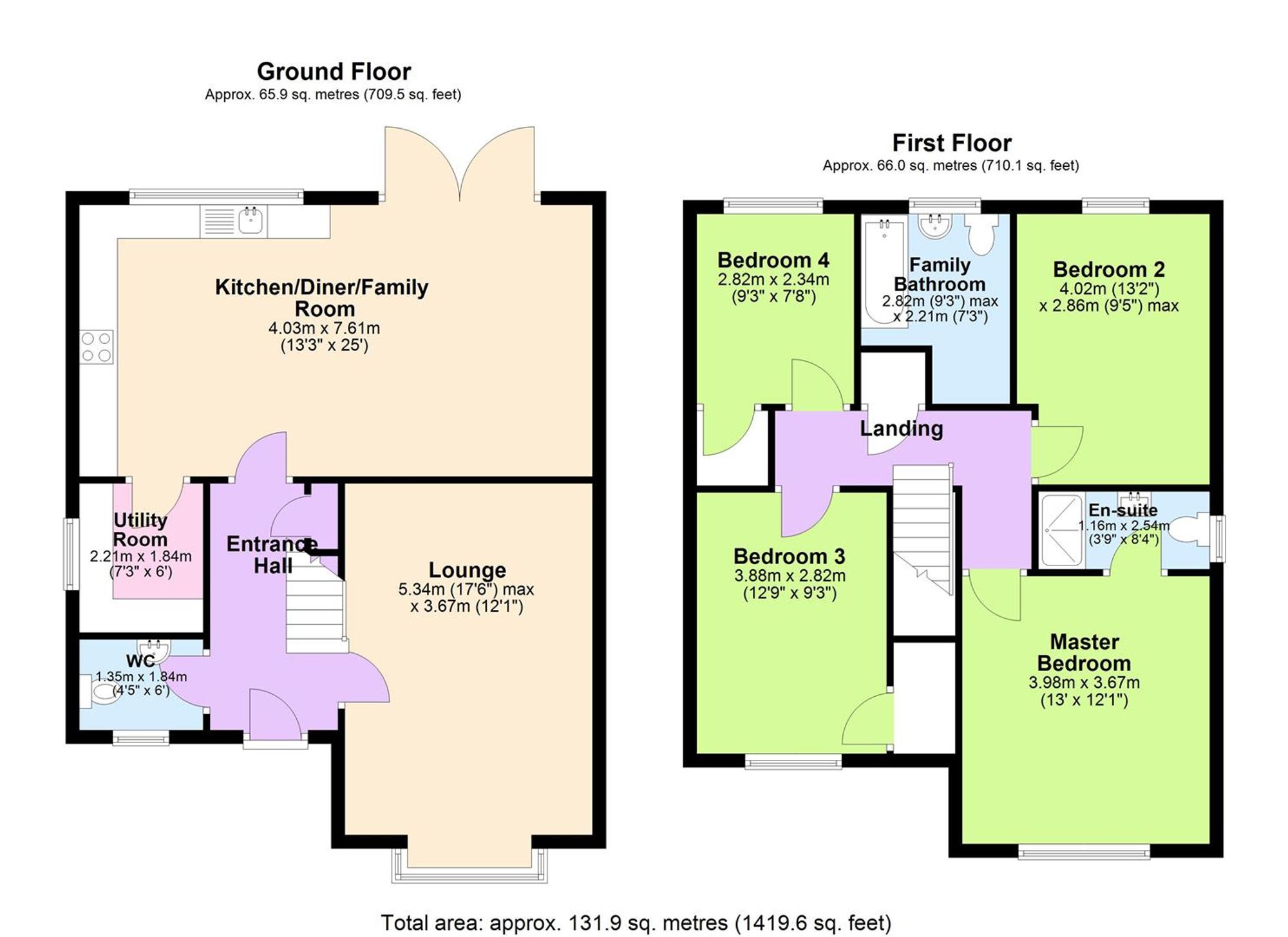 4 Coles Close, Wellingborough floorplan
