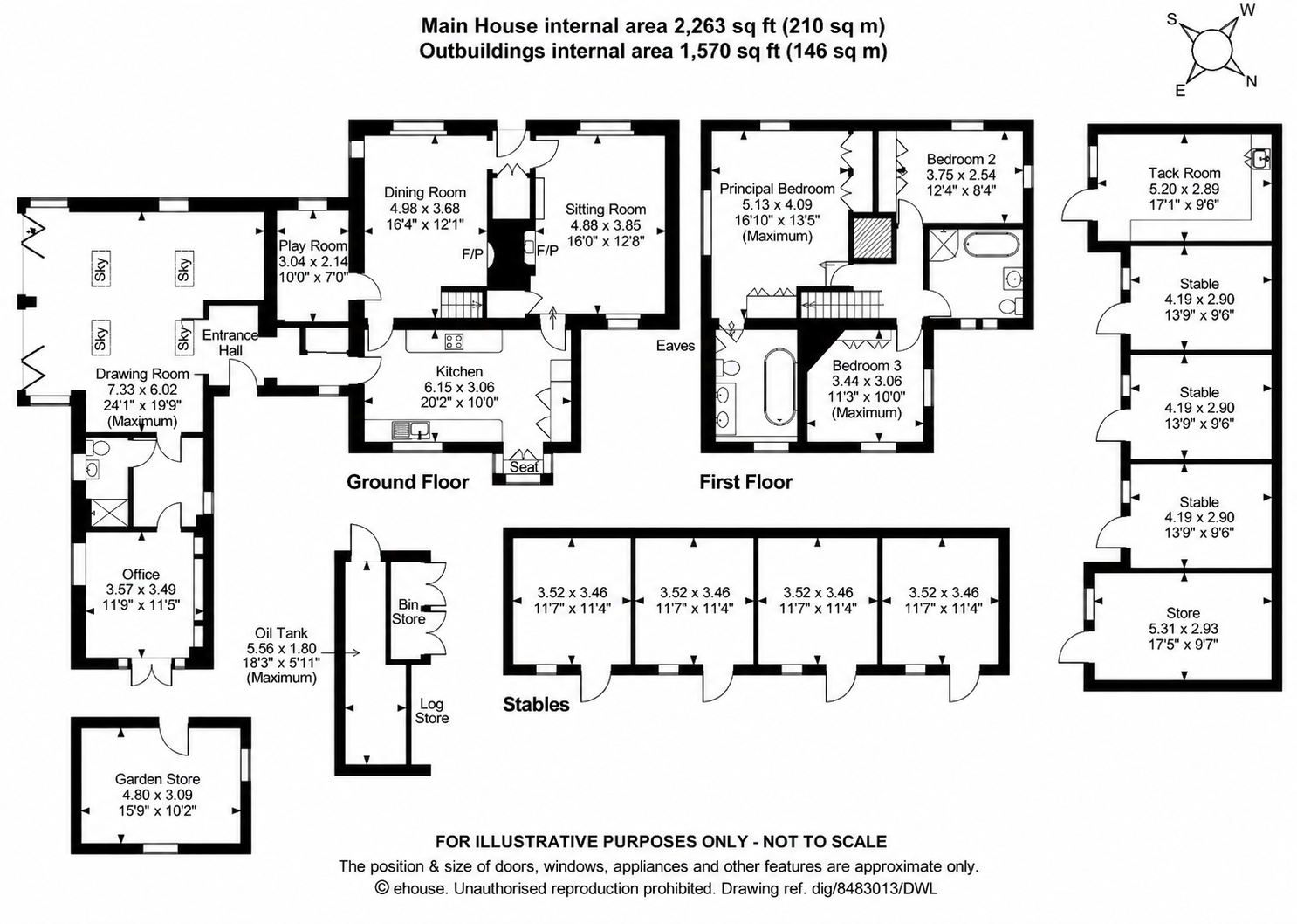 Thimble Hall, Westwell Leacon, Ashford floorplan