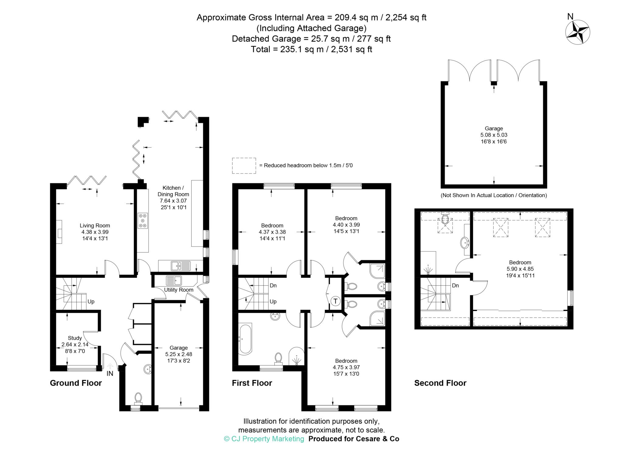 3, The Ridings, Aylesbury floorplan