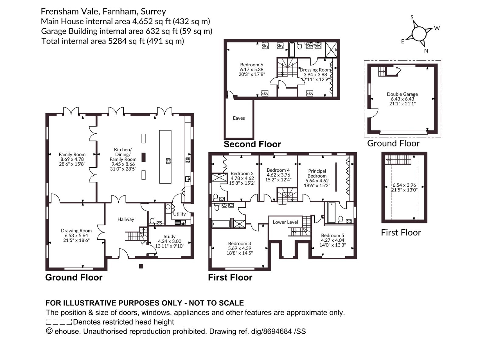 Oakleigh,, Frensham Vale, Farnham floorplan