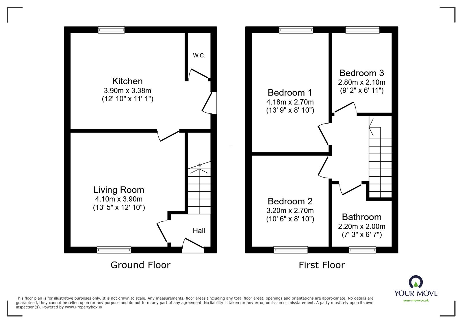 14, Cliffe Place, Staffordshire floorplan