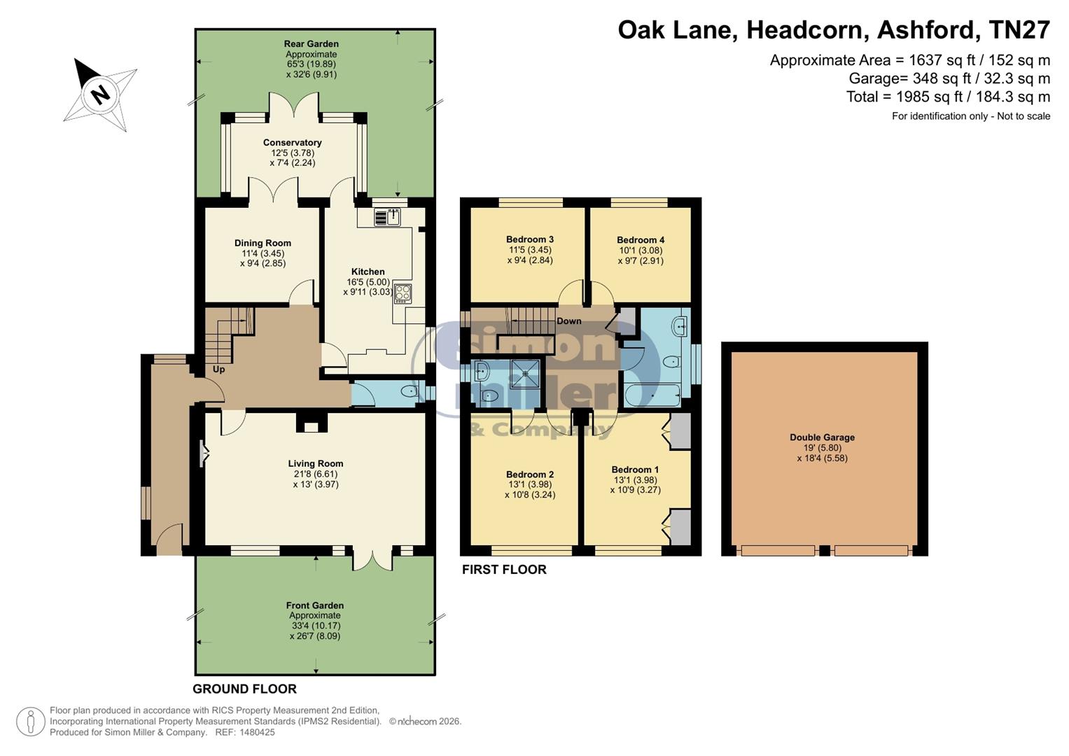 Signomi, 45A, Oak Lane, Headcorn Ashford floorplan