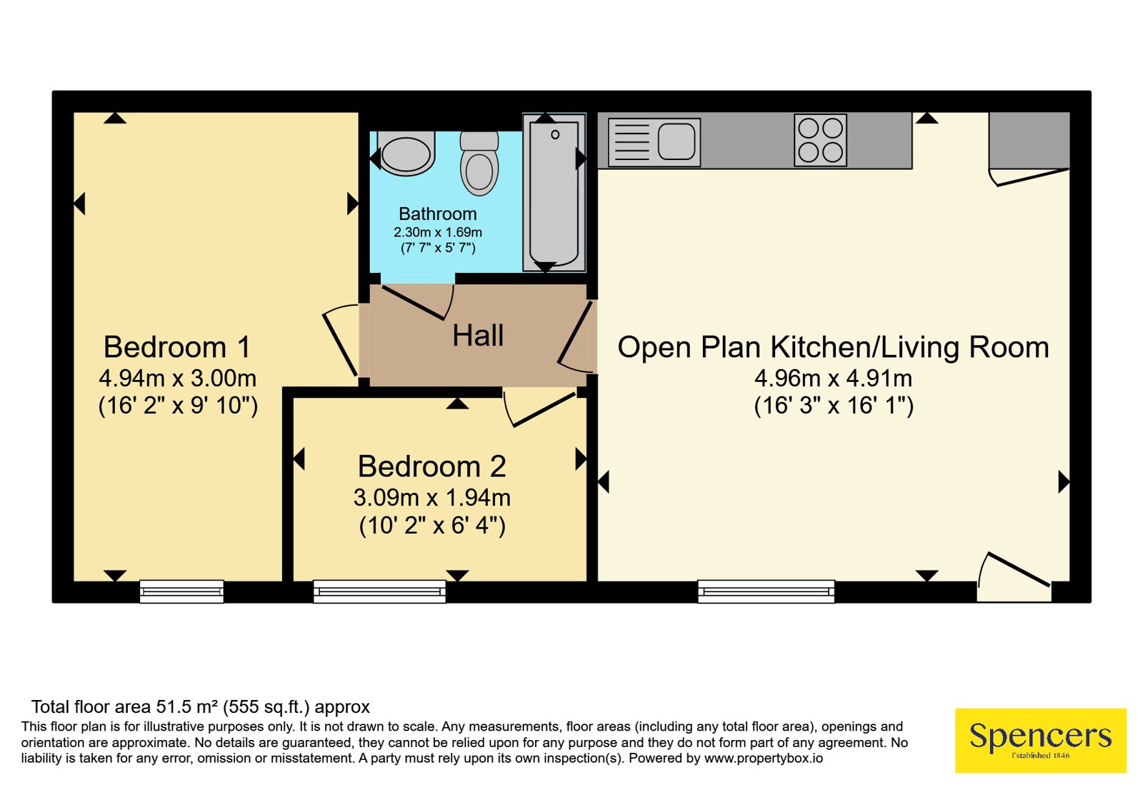 1A,, Orton Road, Leicestershire floorplan